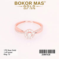 Cincin Variasi Permata Leora 17K - 25007628