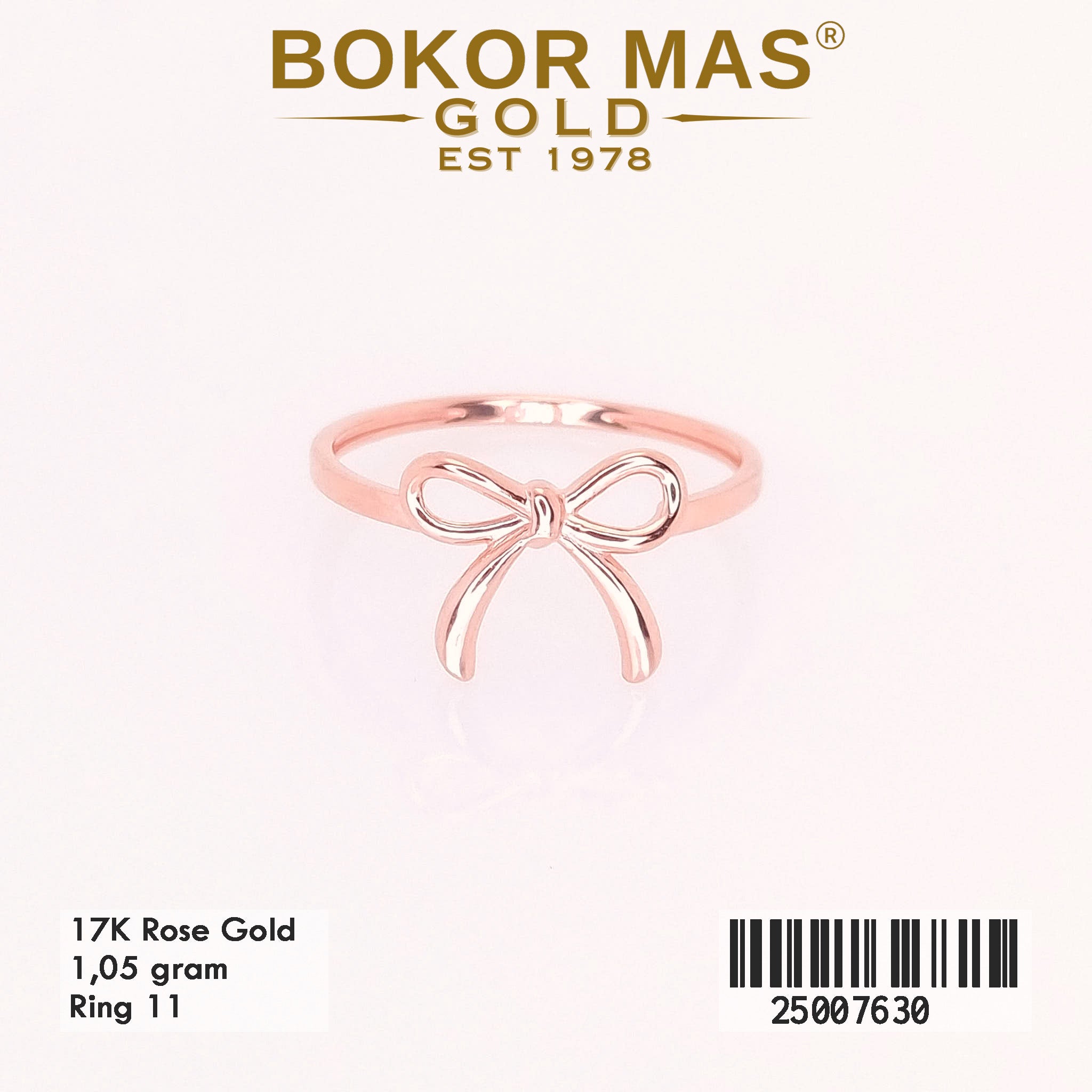 Cincin Variasi Model Pita - 16K - 25007630