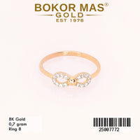 Cincin Model Pita Permata - 25007772 - 8K