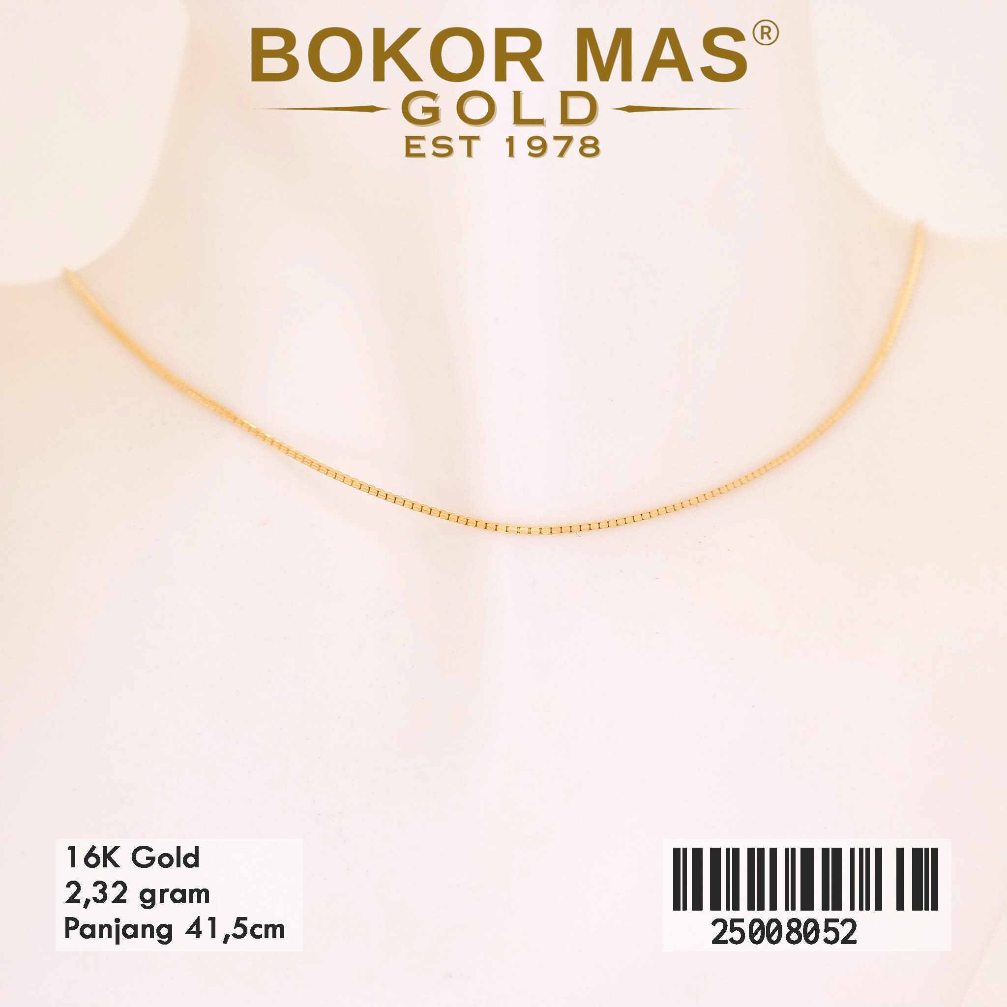 Kalung Polos Variasi Italy Santa - 25008052 - 16K