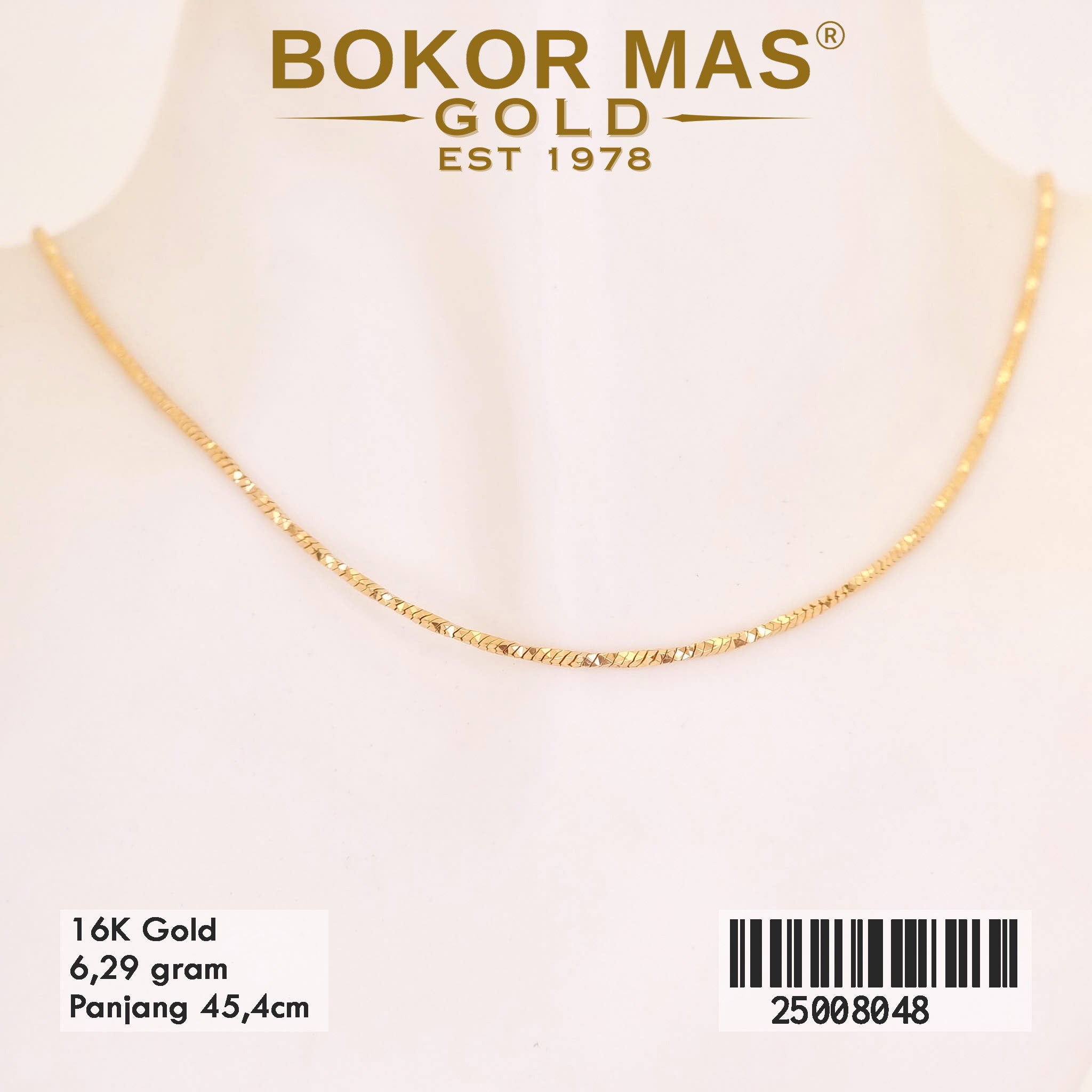 Kalung Polos Variasi Osella - 25008048 - 16K