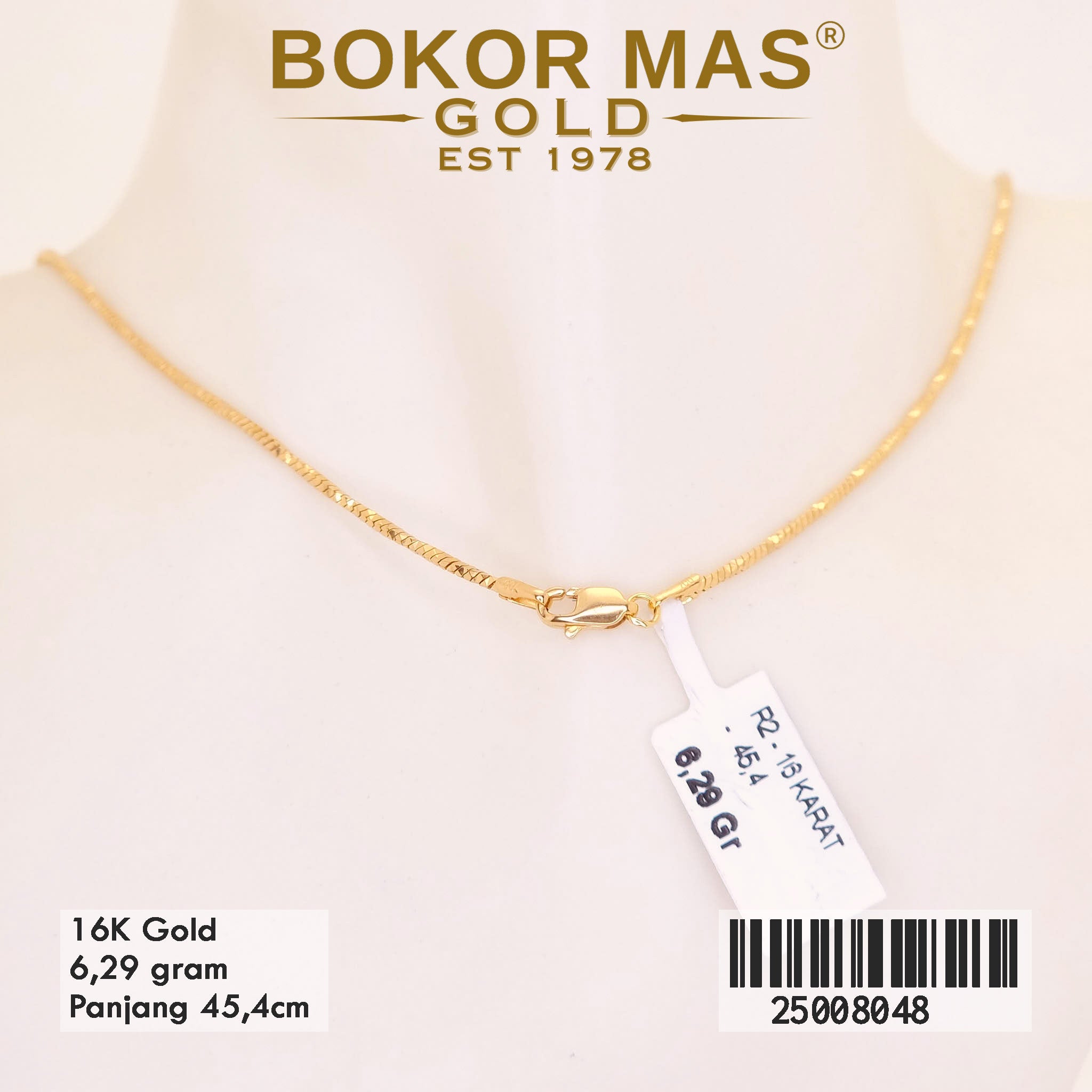 Kalung Polos Variasi Osella - 25008048 - 16K