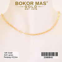 Kalung Polos Model Hermei -  25008043 - 16K