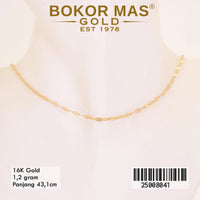 Kalung Variasi Pecah Kopi - 25008041 - 16K