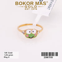 Cincin Anak Model Boneka Keropi - 16K - 25007956