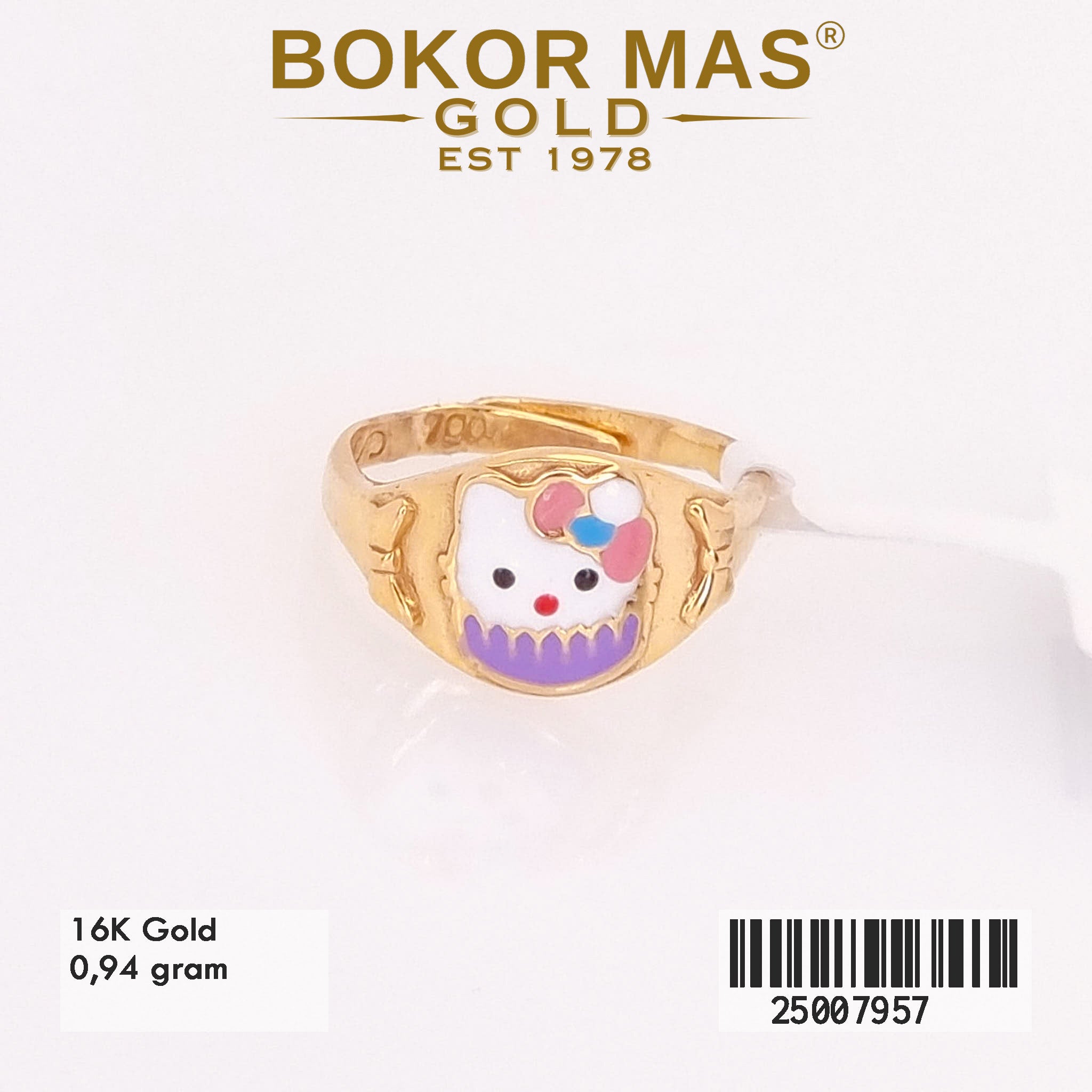 Cincin Anak Model Boneka Hello Kity - 16K - 25007957