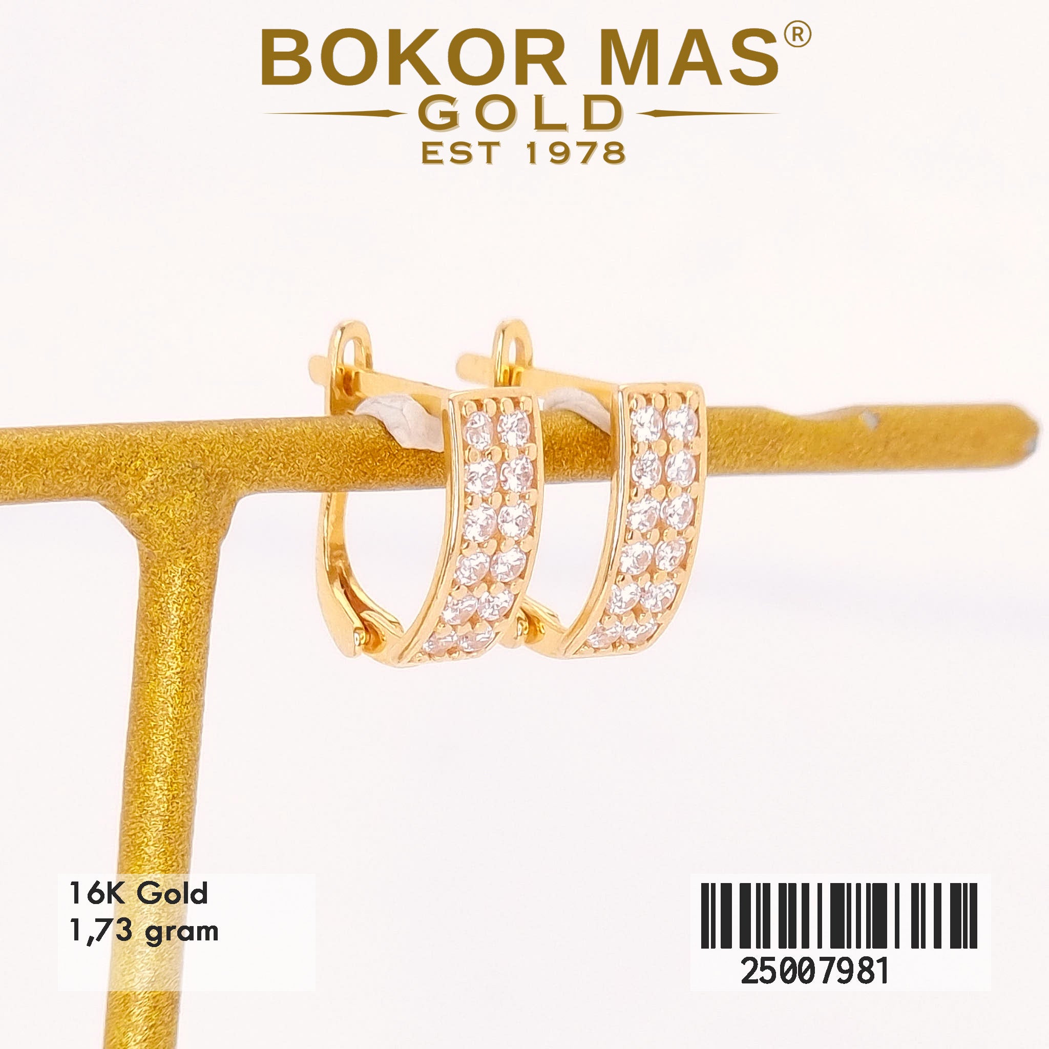 Anting Klip Permata - 25007981 - 16k