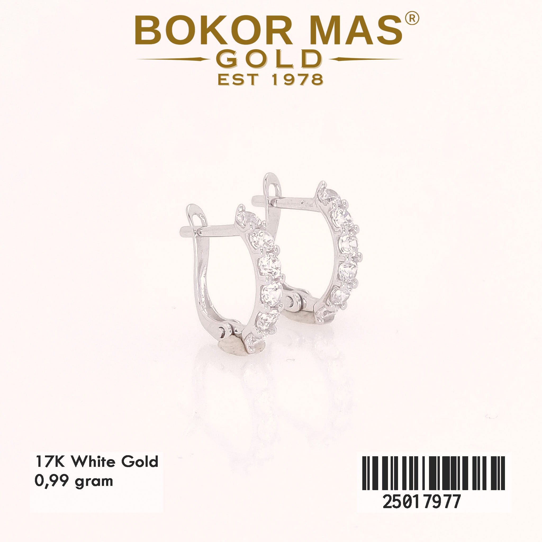 Anting Klip Variasi Permata -  25017977 - 17K