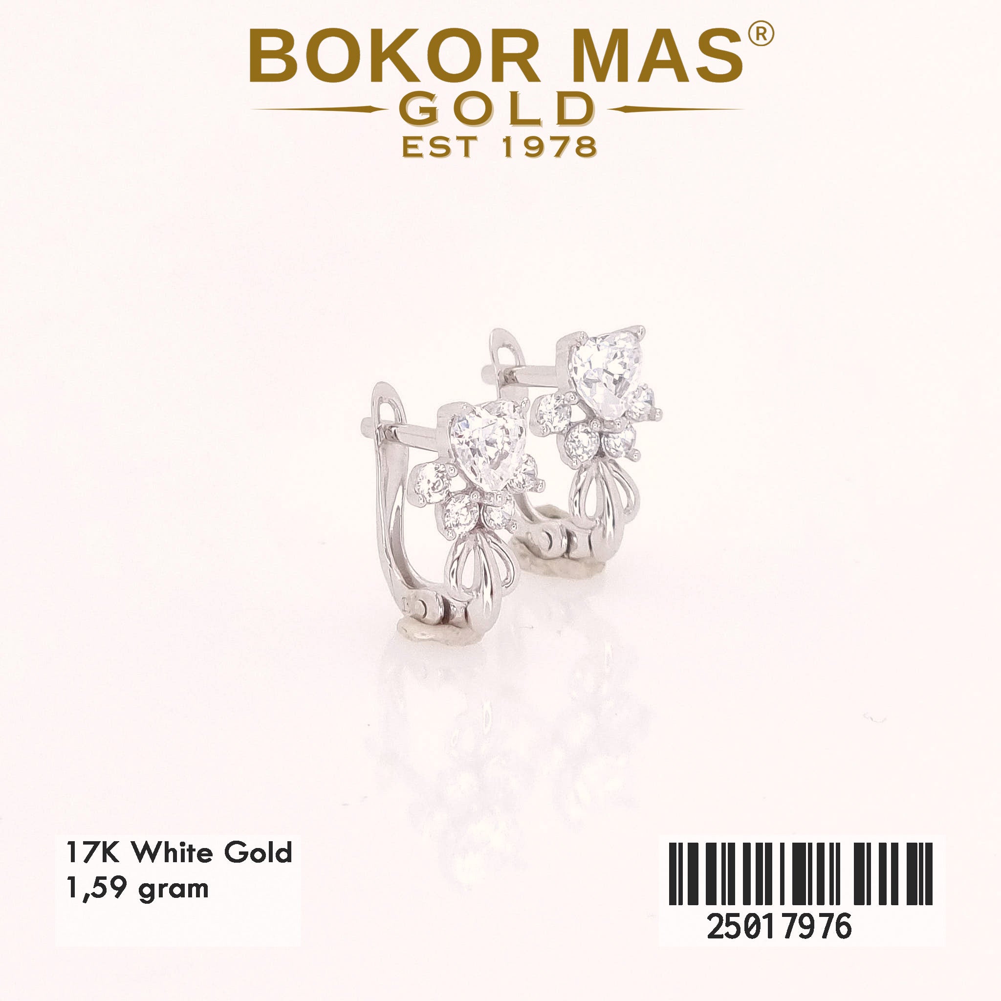 Anting Klip Variasi Permata - 25017976 - 17K