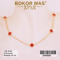 Kalung Variasi Liontin Clover Merah - 25048803 - 16K