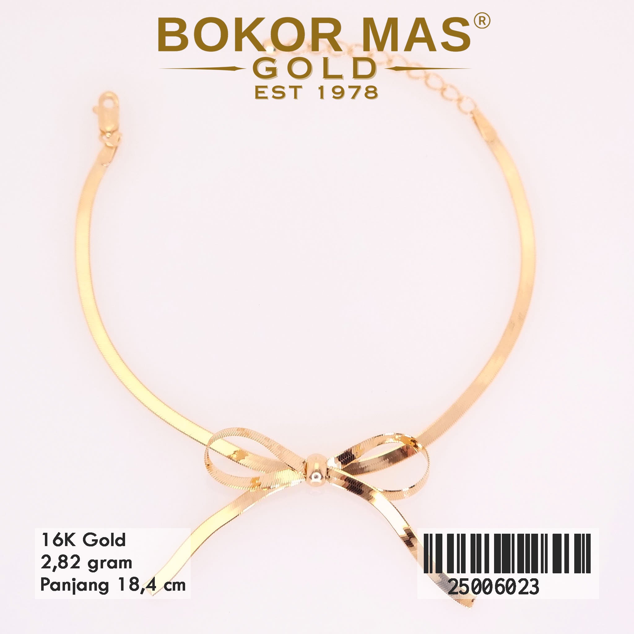 Foto Gelang Emas Asli Gelang Variasi Plat  - Perhiasan Asli Bokormas Gold