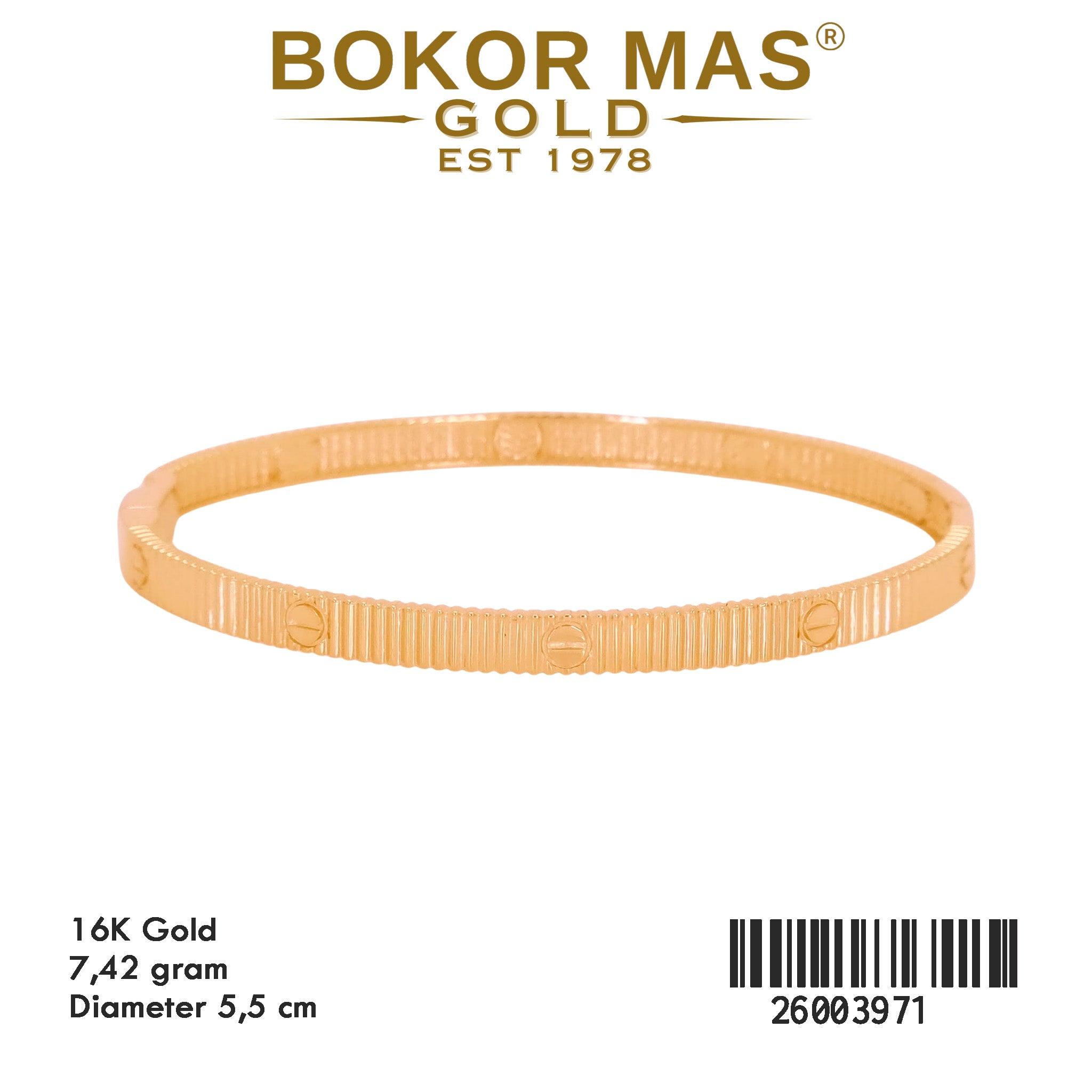 Gelang Kaku Variasi Crt Love  - 26003971 - 16K