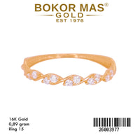 Cincin Variasi Permata -  26003977 - 16K