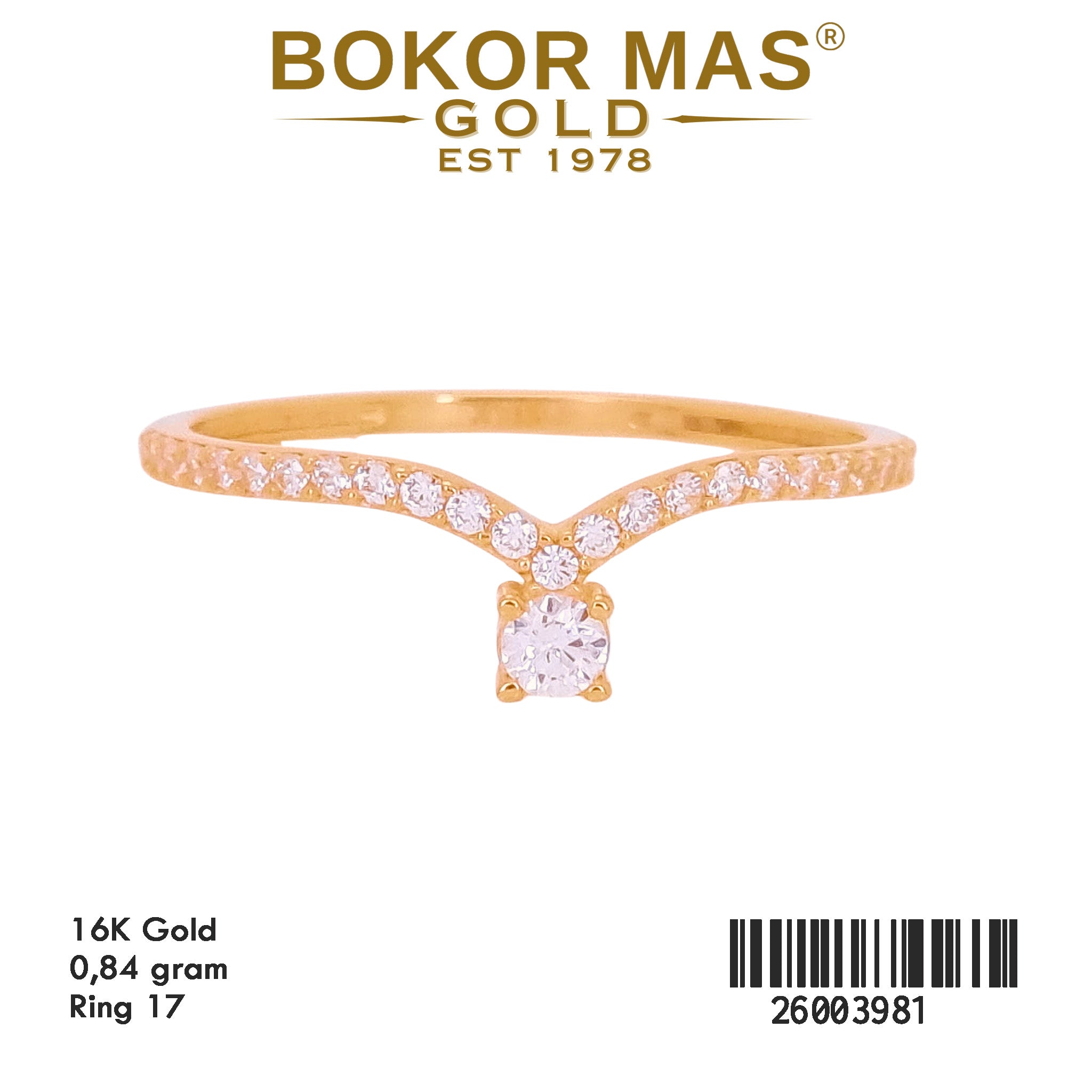 Cincin Variasi Aurelie -  26003981 - 16K