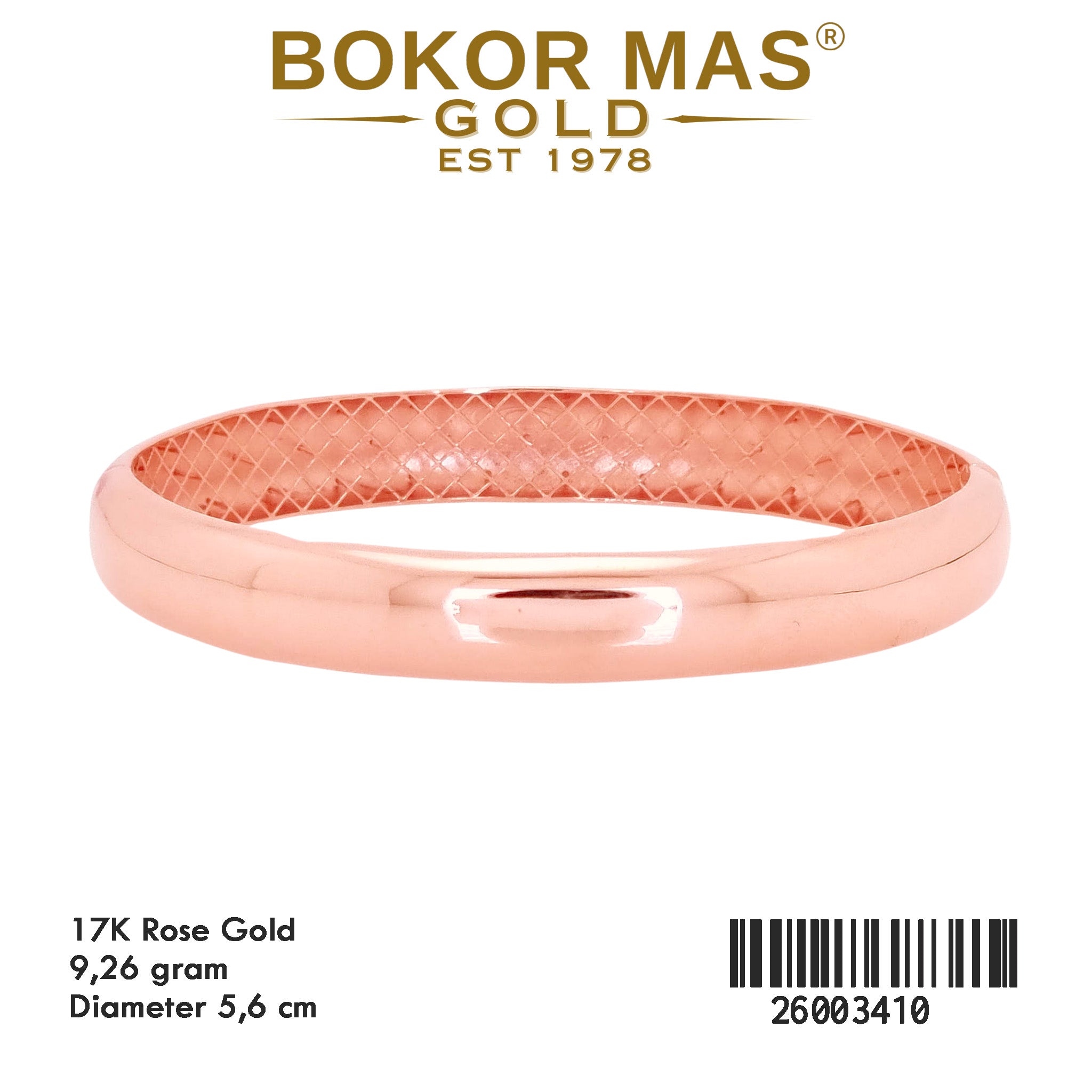 Gelang Kaku Variasi Tanpa Permata  - 26003410 - 17K
