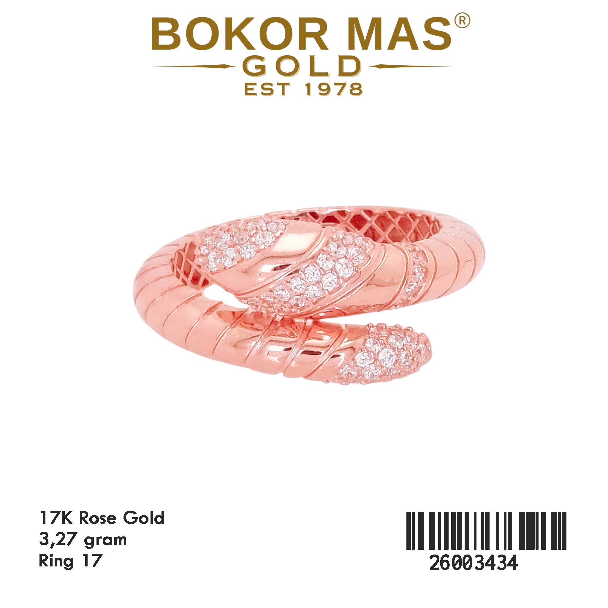 Cincin Variasi Permata - 26003434 - 17K