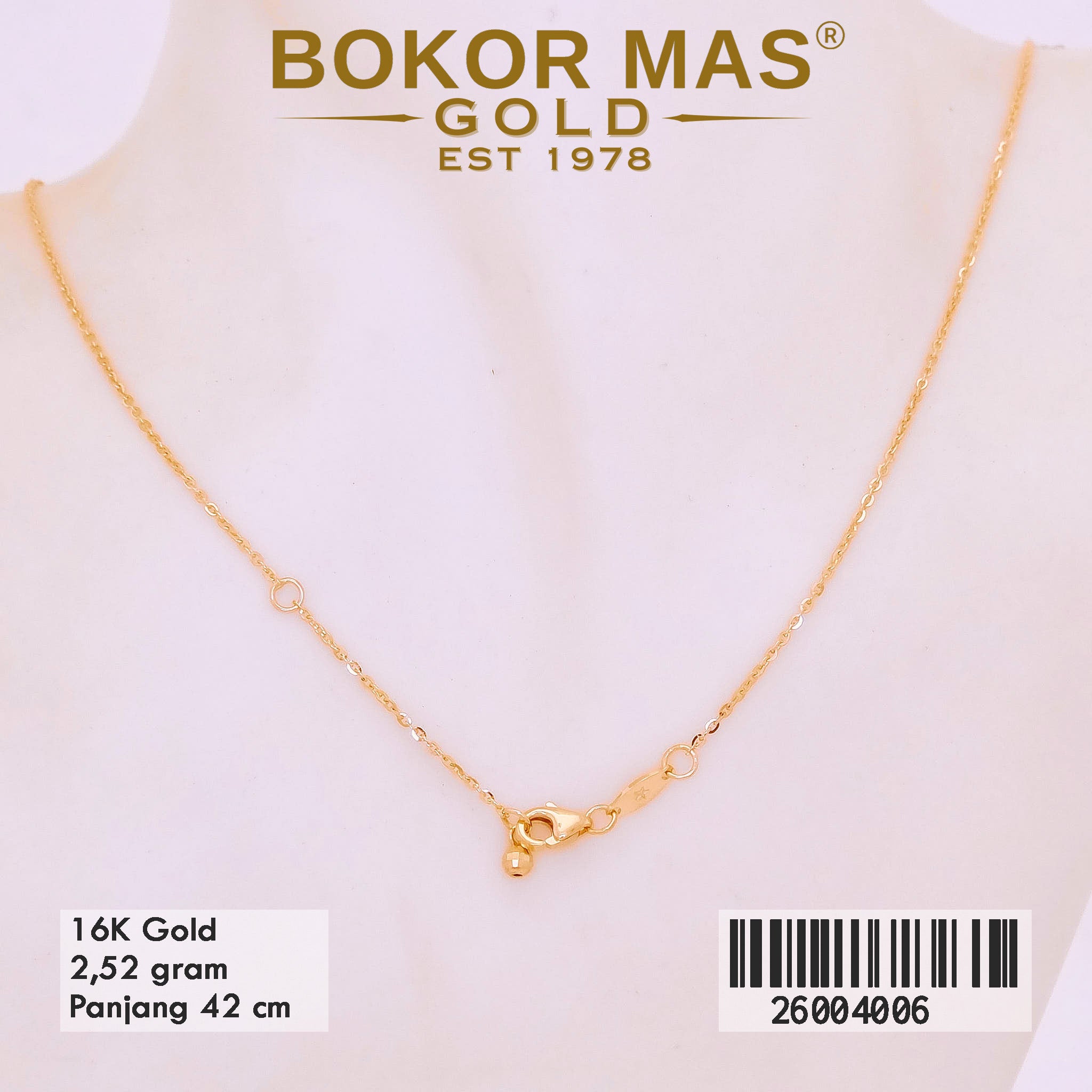 Kalung Siem Variasi Diva Permata  - 26004006 - 16K