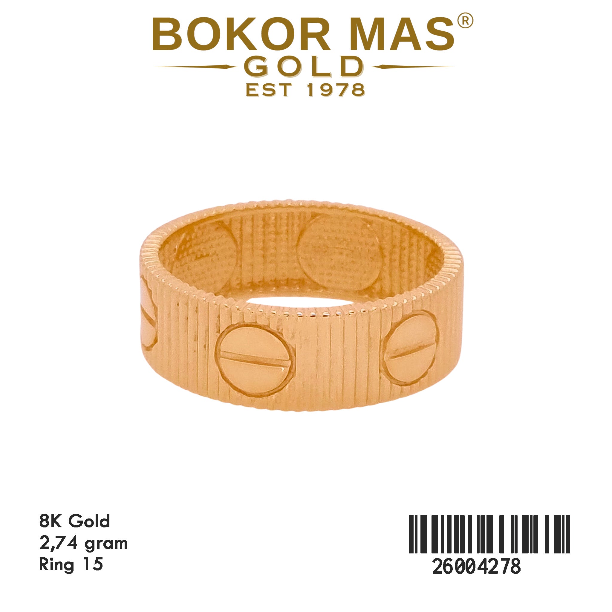 Cincin Variasi Crt Love -  26004278 - 8K