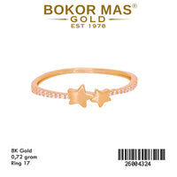 Cincin Variasi Bintang Permata -  26004324 - 8K