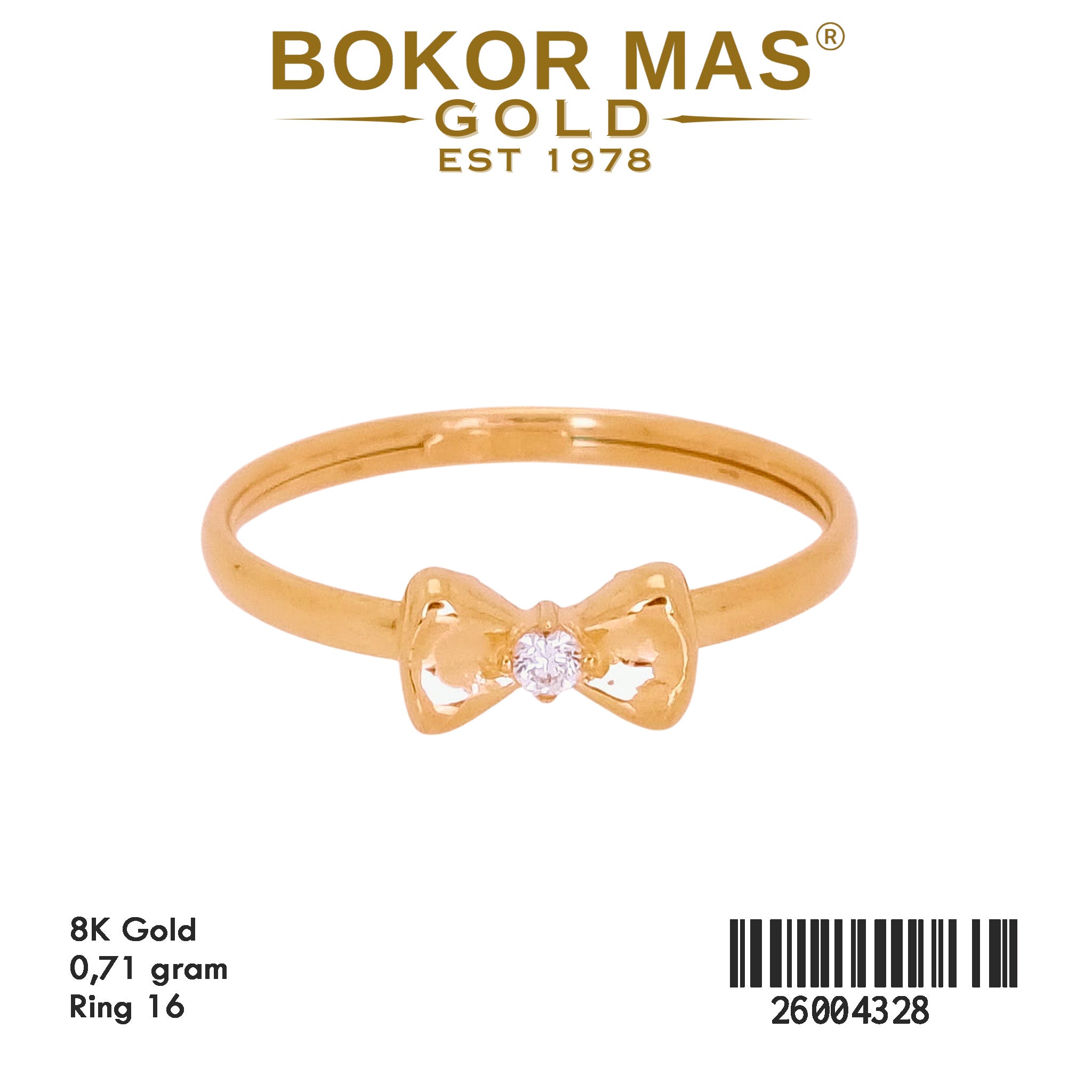 Cincin Variasi Pita Permata  - 26004328 - 8K