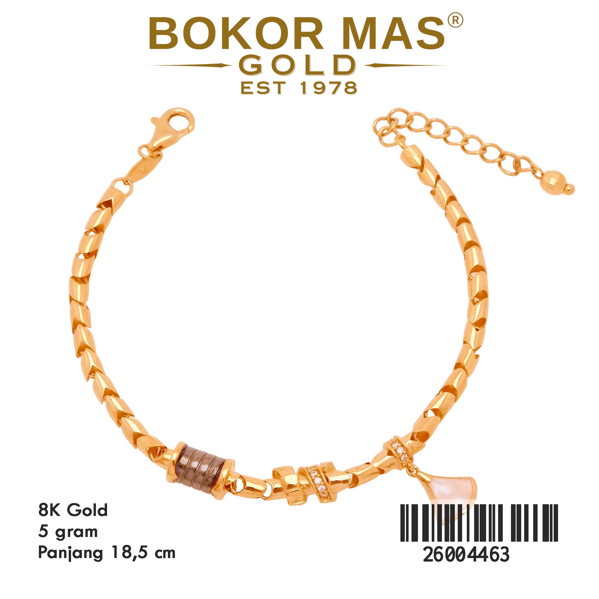 Gelang Rantai Variasi Diva -  26004463 - 8K