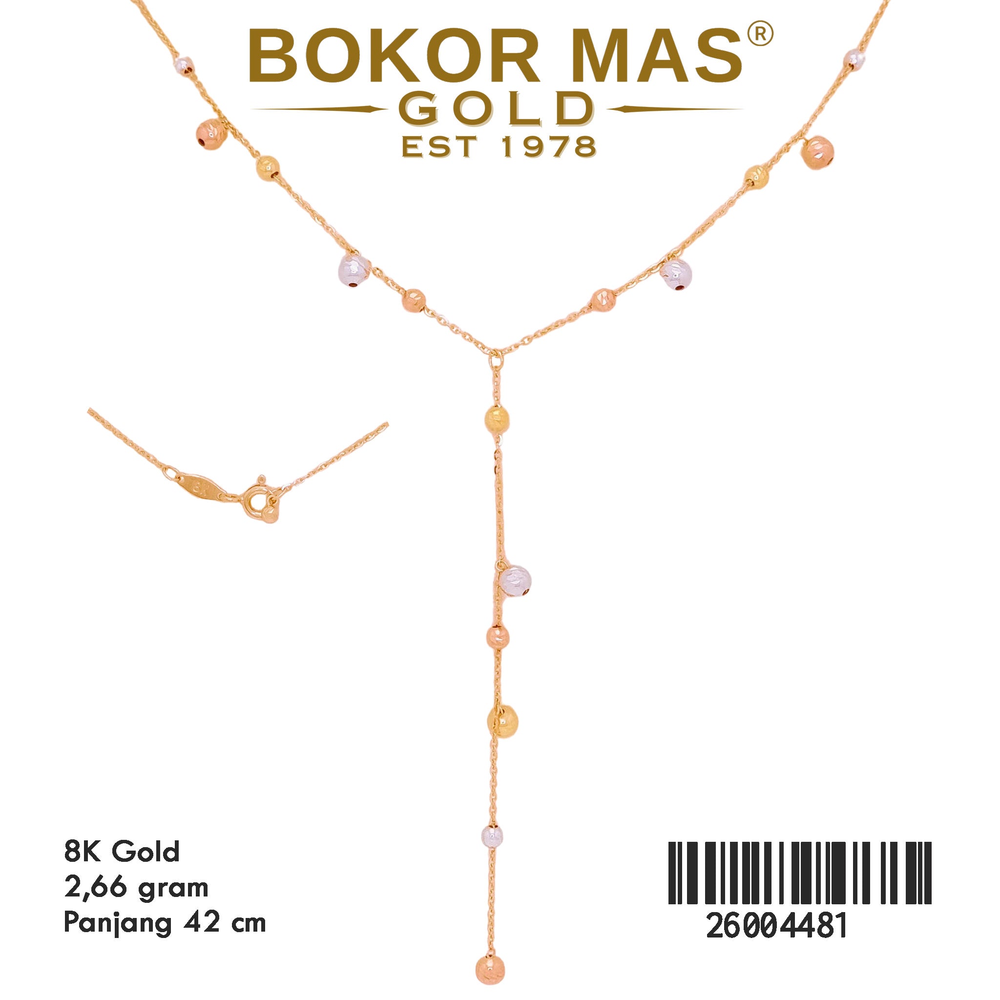 Kalung Variasi Bola-Bola - 26004481 - 8K