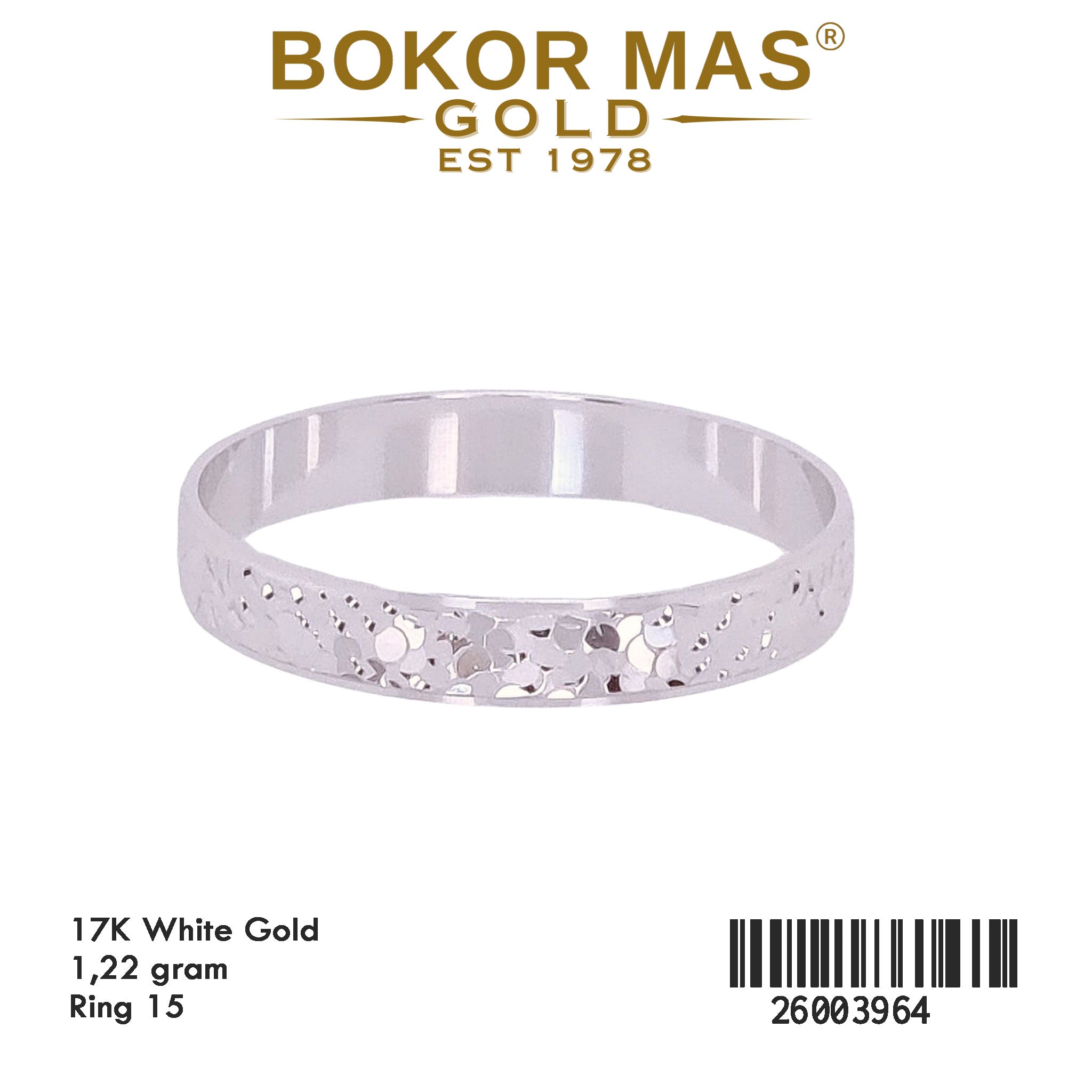 Cincin Variasi Tanpa Permata -  26003964 - 17K