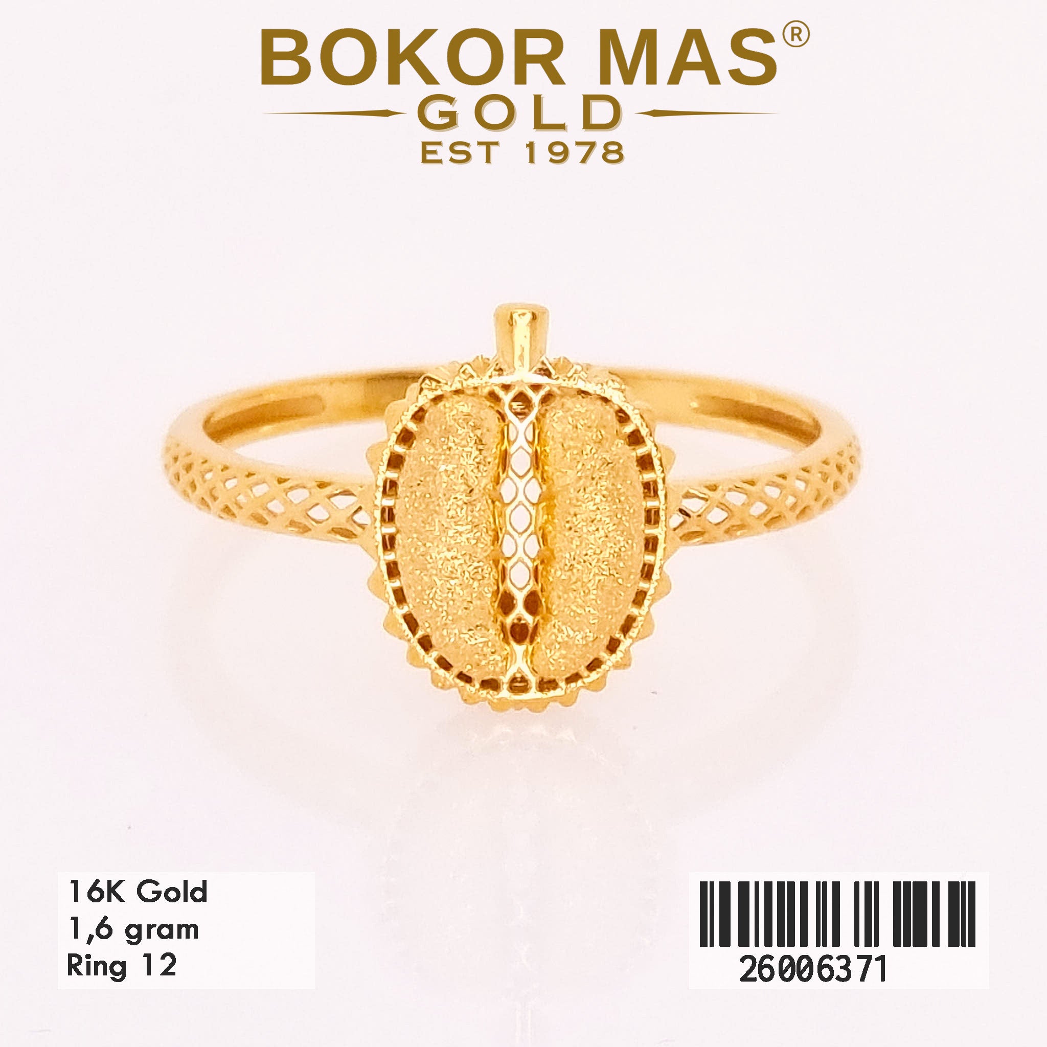 Cincin Variasi Model Durian - 16K - 26006371