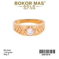Cincin Emas Anak Variasi Permata - 24075610 - 8K