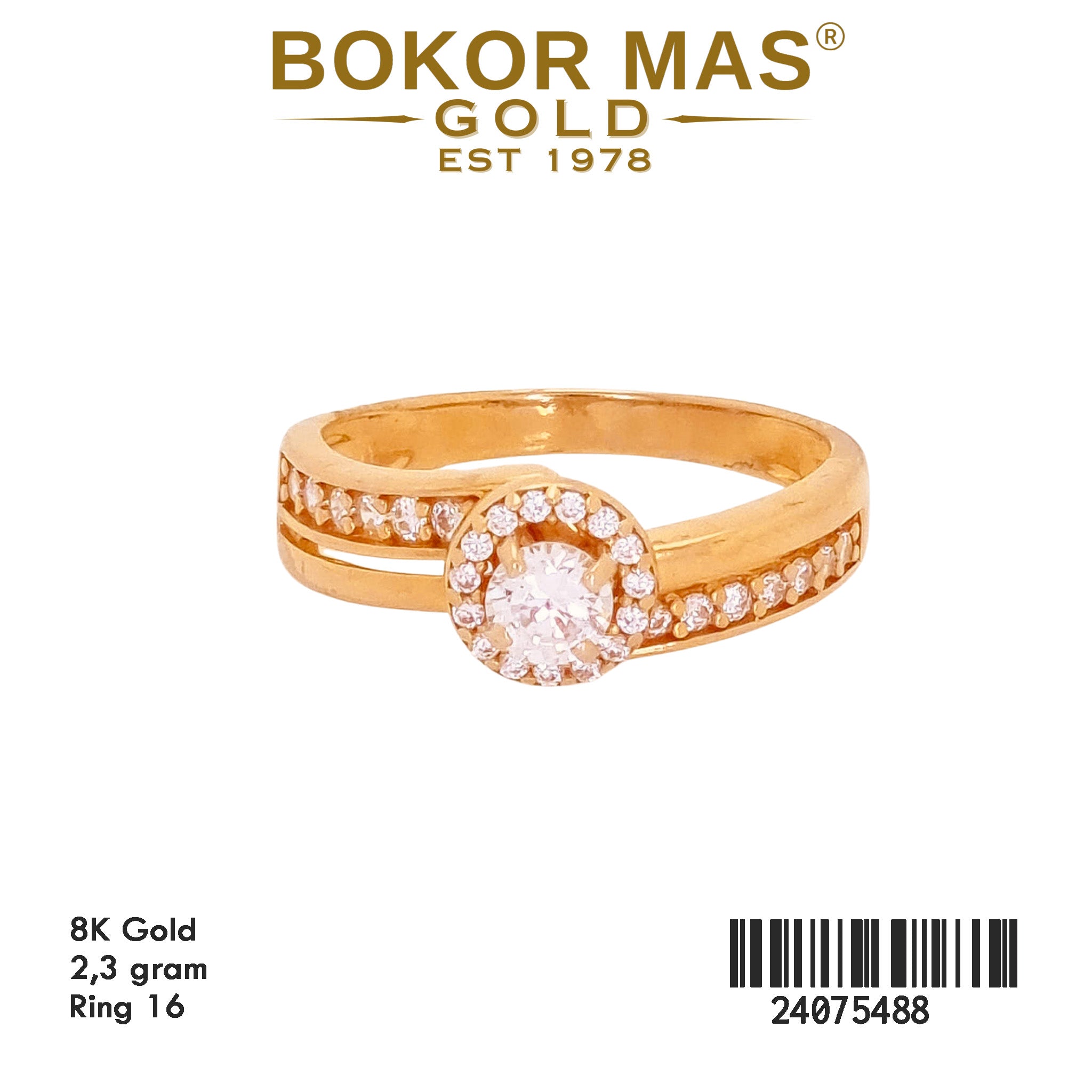 Cincin Variasi Permata - 24075488 - 8K