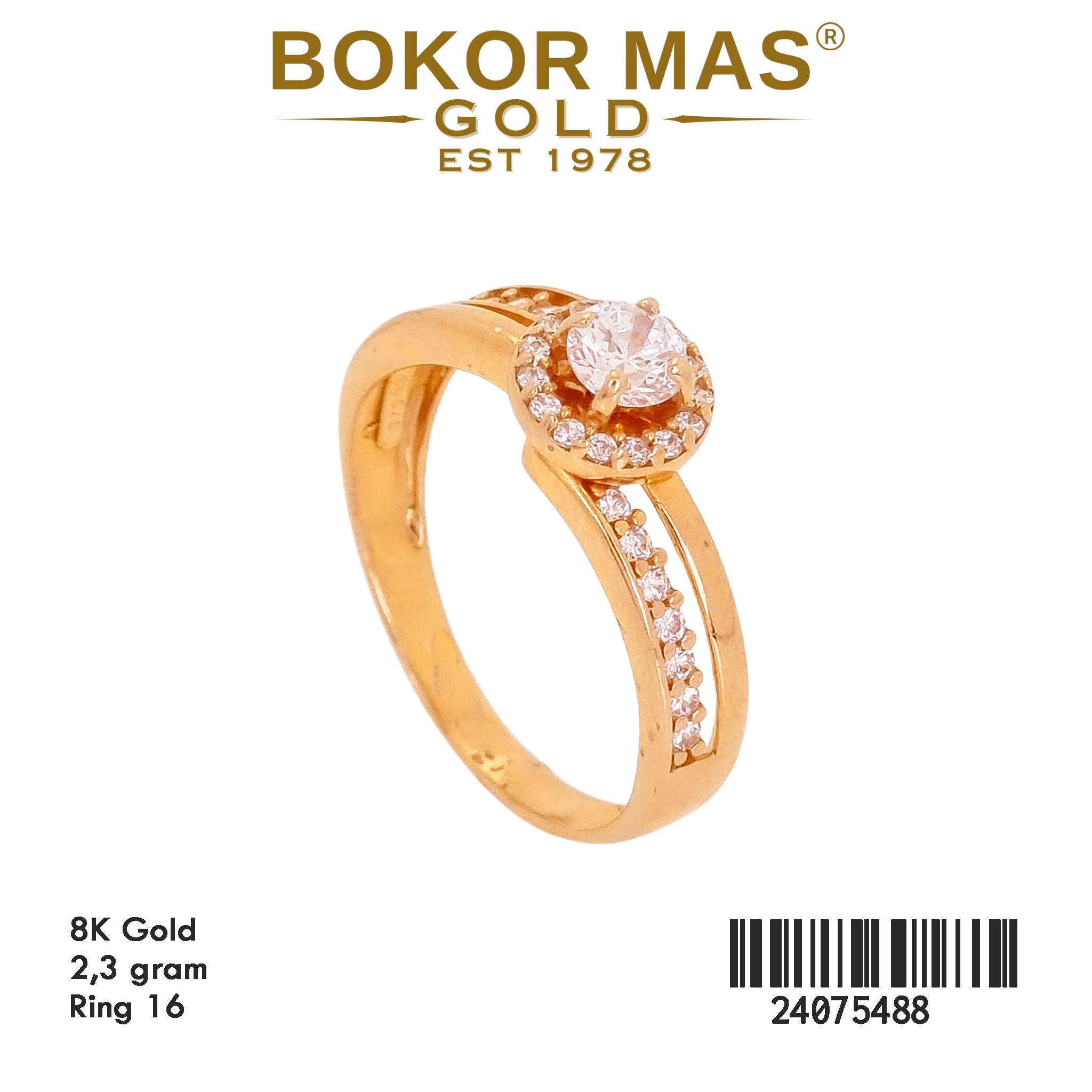 Cincin Variasi Permata - 24075488 - 8K