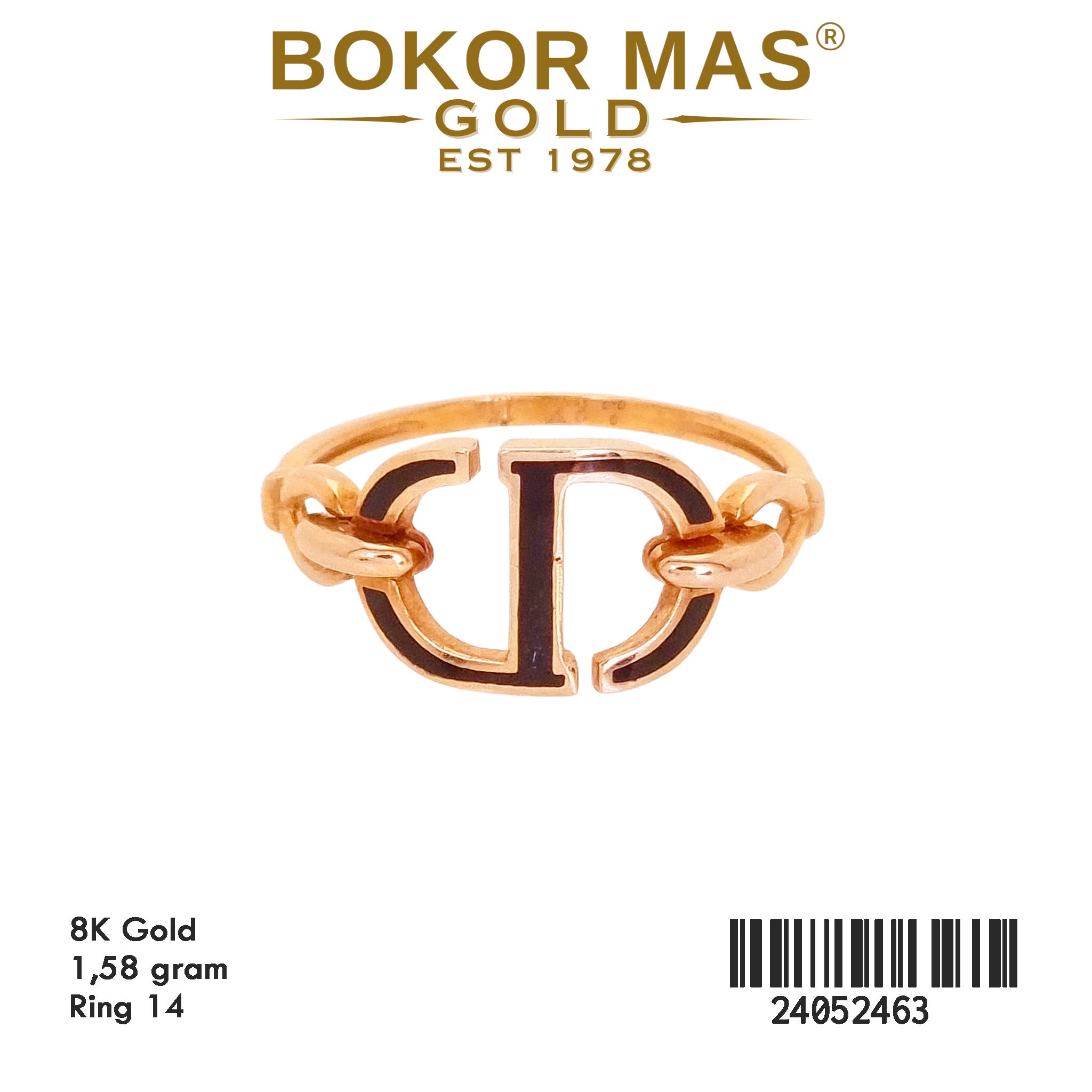 Cincin Model Cat Hitam  - 24052463 - 9K