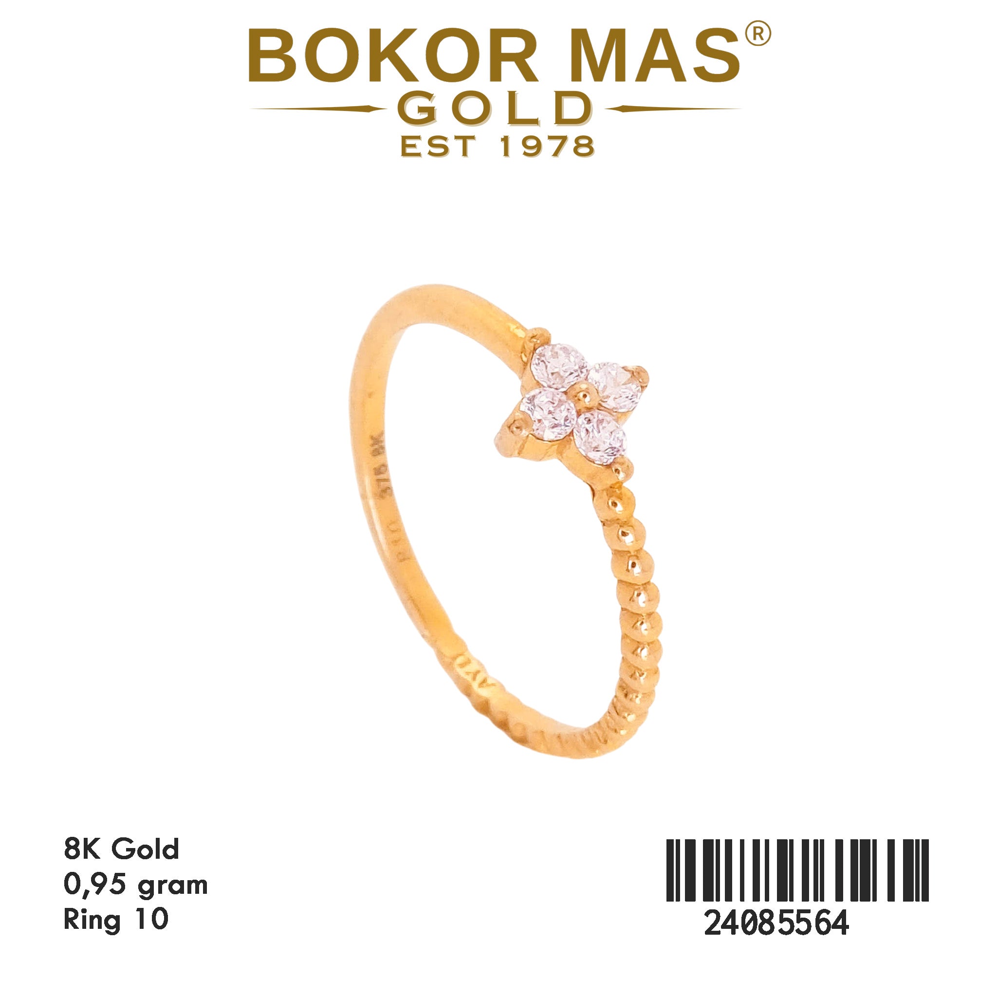 Cincin Bunga Permata - 24085564 - 8K