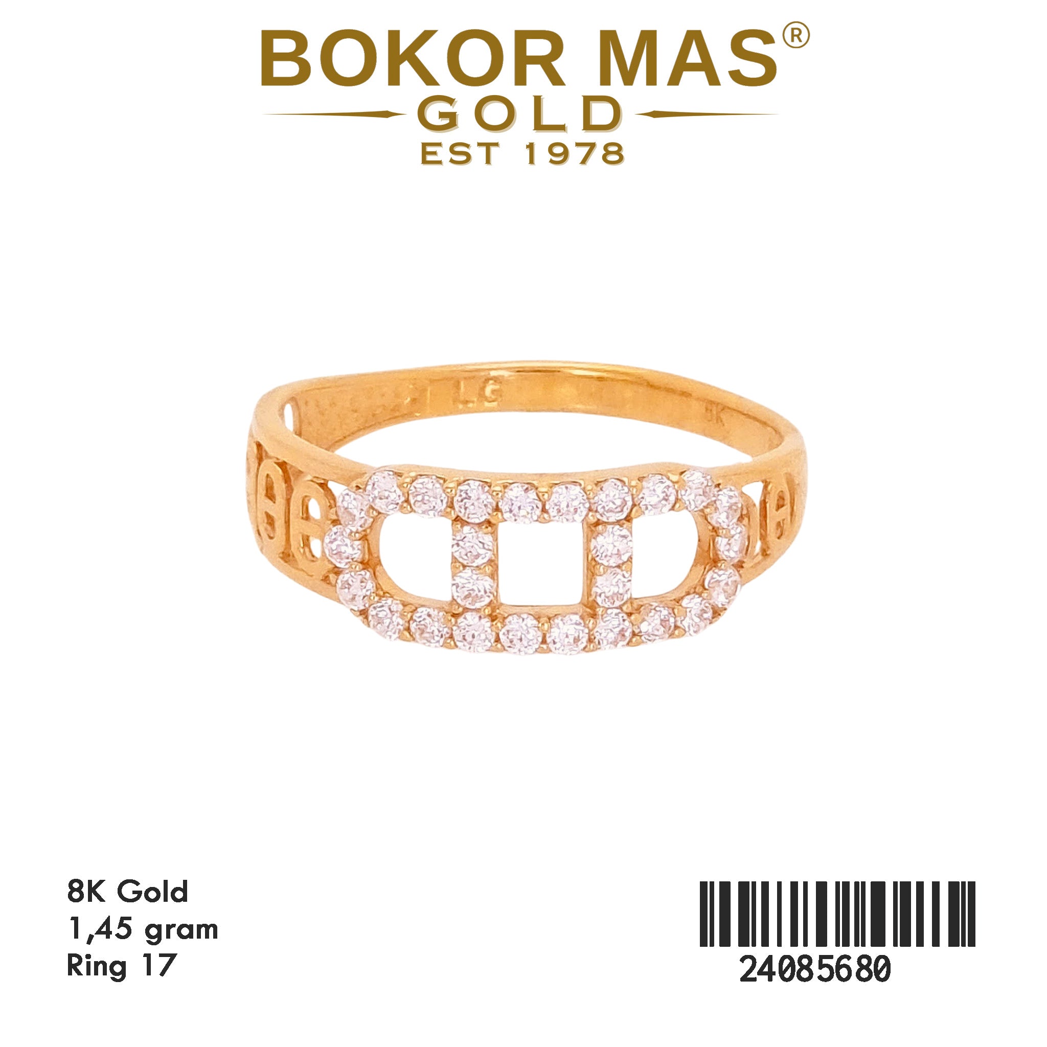 Cincin Variasi Permata - 24085680 - 8K
