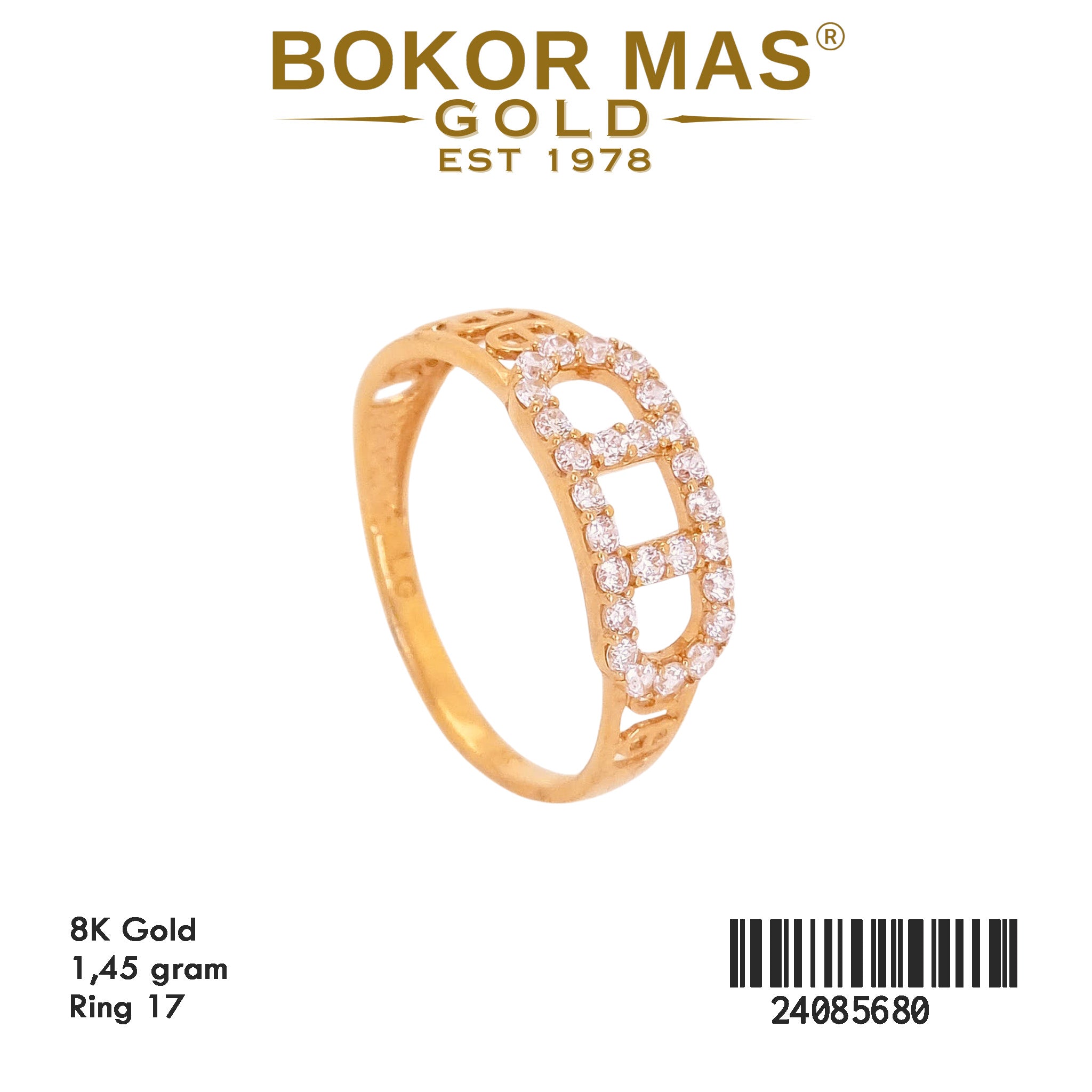 Cincin Variasi Permata - 24085680 - 8K