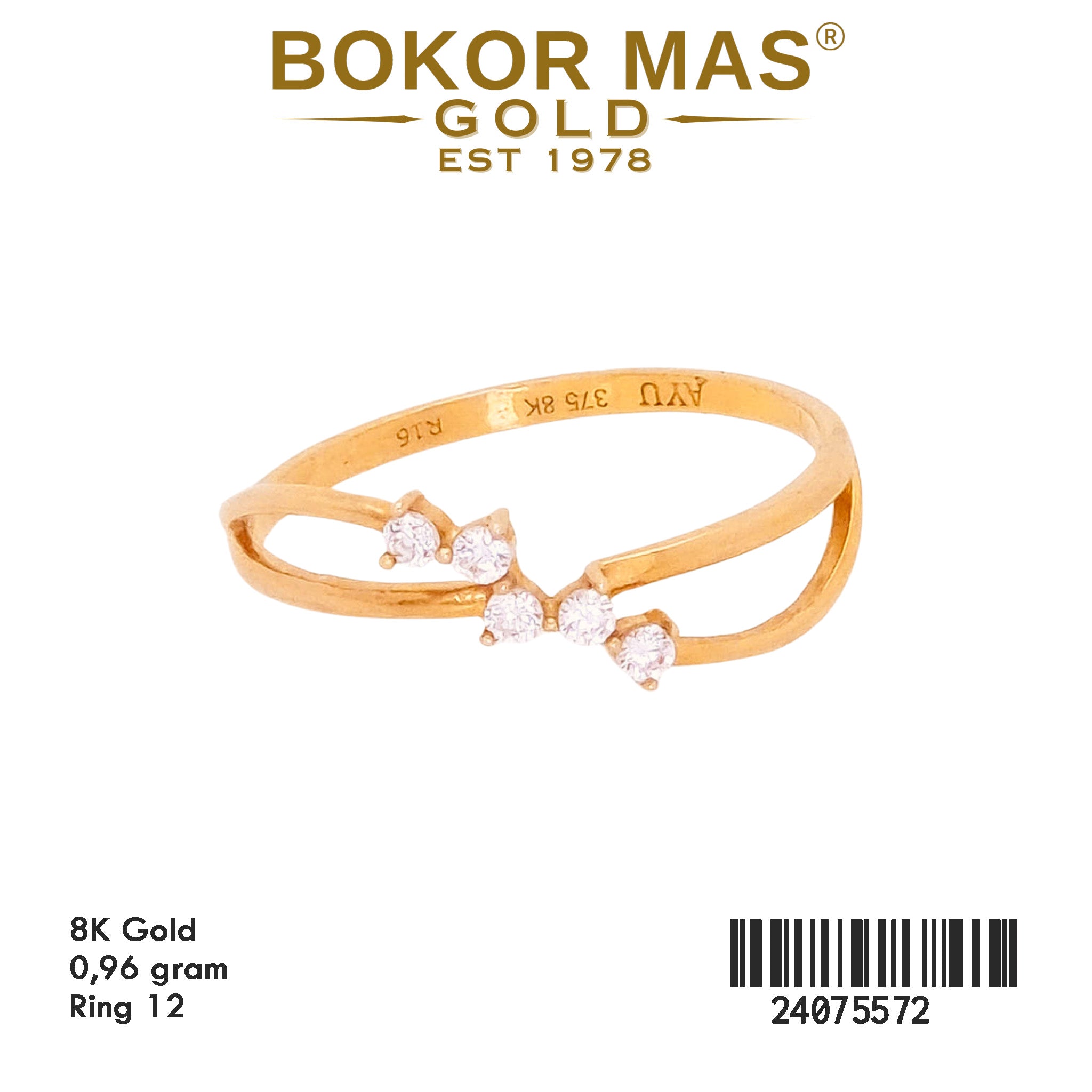 Cincin Variasi Permata - 24075572 - 8K