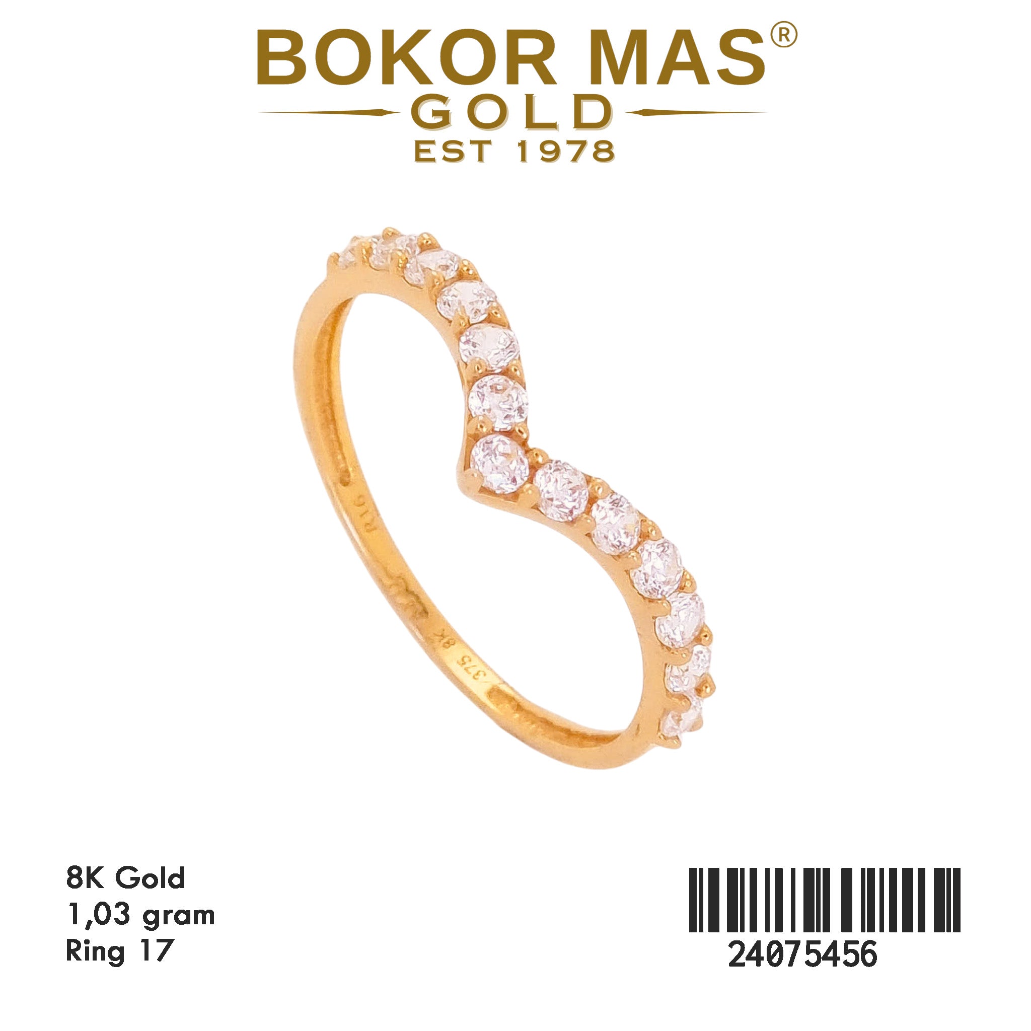 Cincin Variasi Permata Aurell - 24075456 - 8K