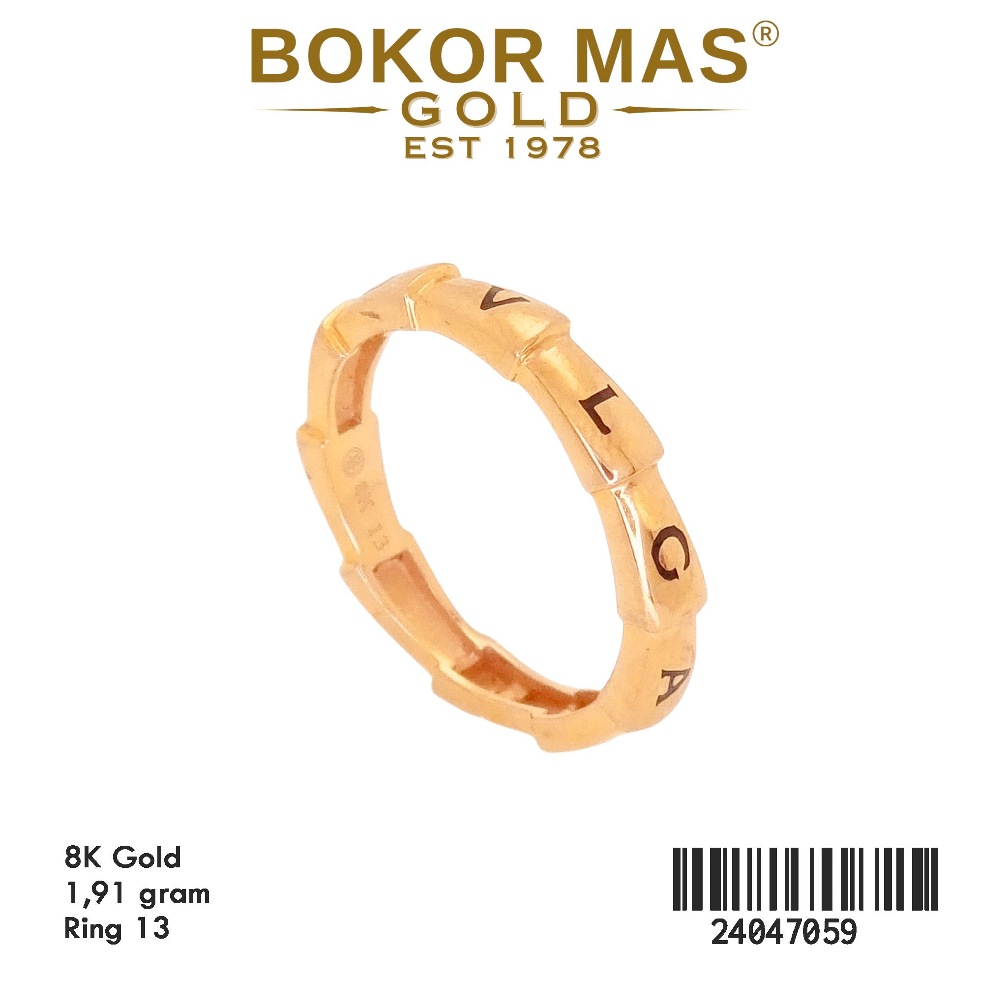 Cincin Model Bvlgr - 24047059 - 8K