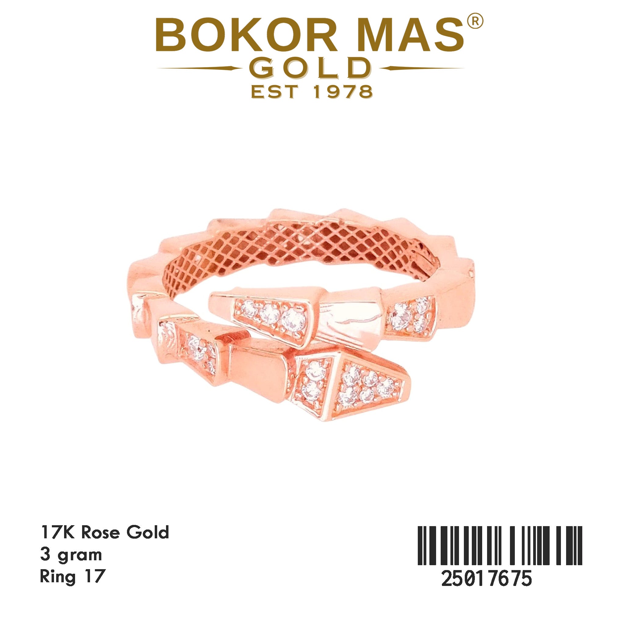 Cincin Emas  Variasi Blgr - 25017675 - 17K