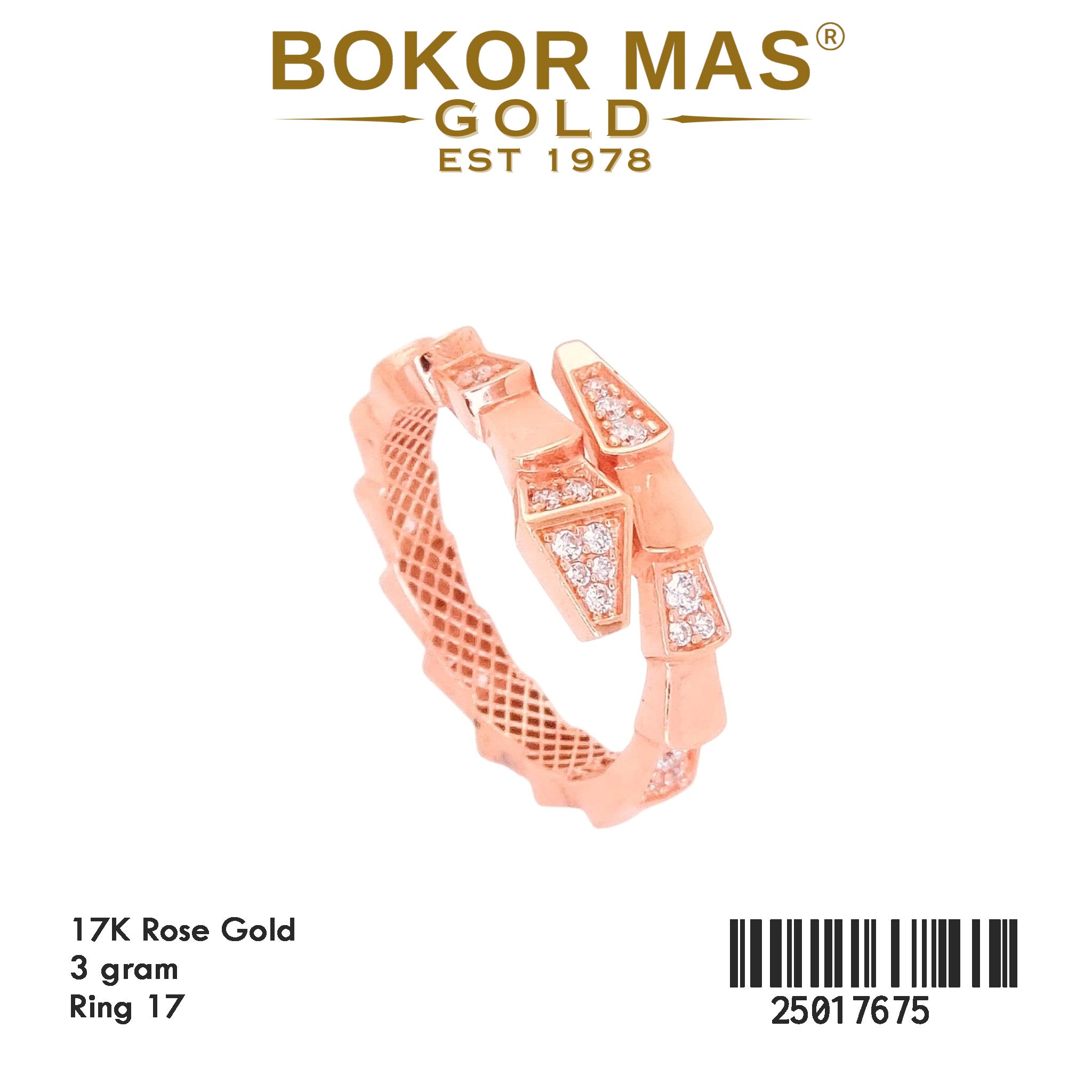 Cincin Emas  Variasi Blgr - 25017675 - 17K