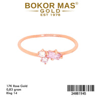Cincin Emas  Variasi Permata - 24081945 - 17K