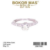 Cincin Emas Variasi Permata - 25017682 - 17K