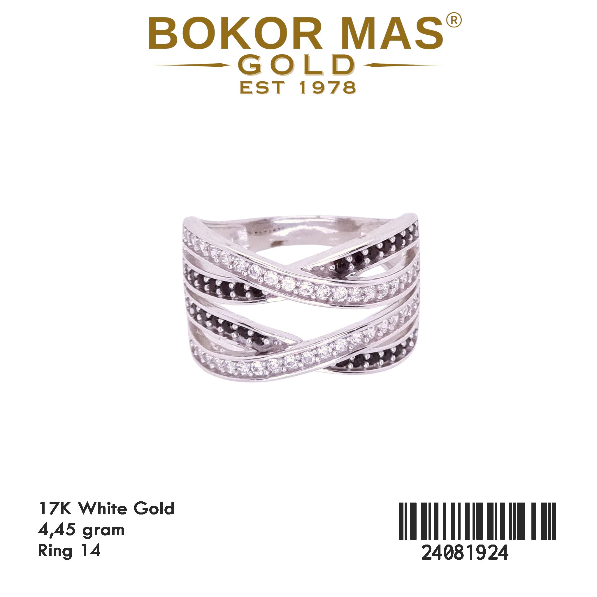 Cincin Emas  Variasi Permata - 24081924 - 17K