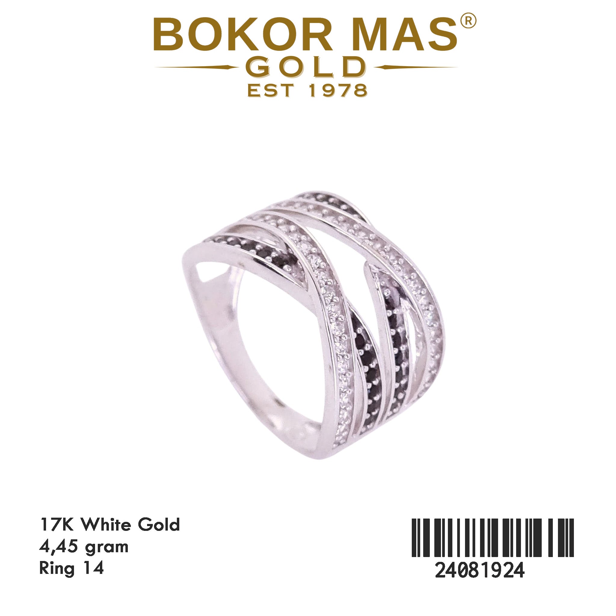 Cincin Emas  Variasi Permata - 24081924 - 17K