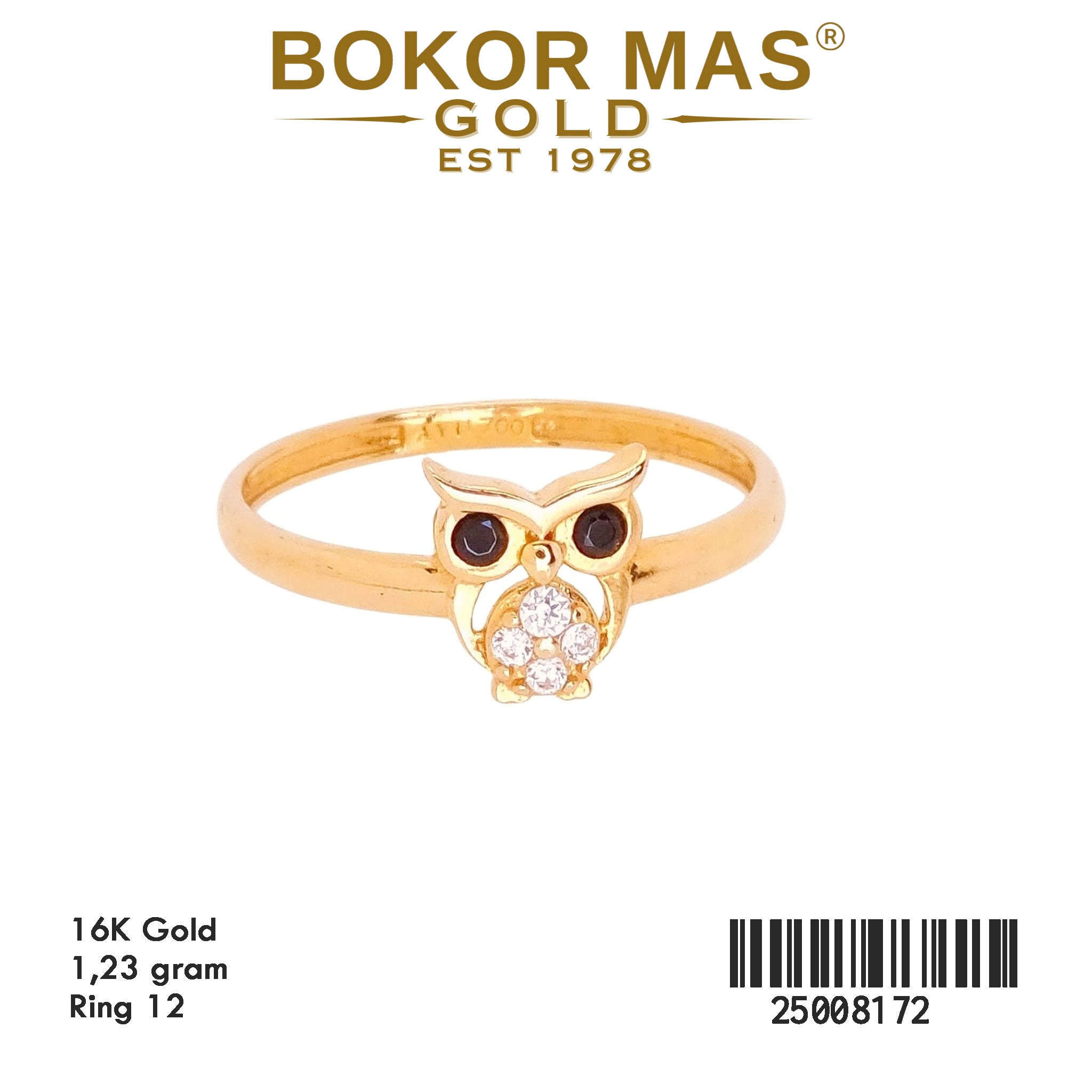Cincin Model Owl - 25008172 - 16K