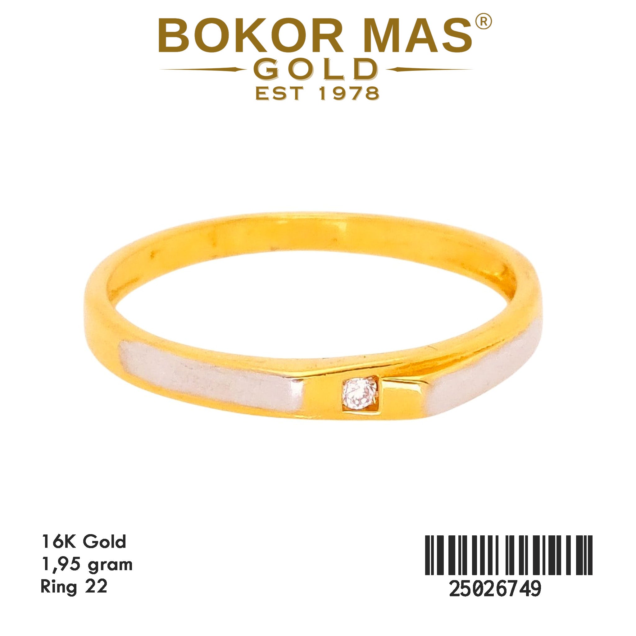 Cincin Nikah Permata - 25026749 16K