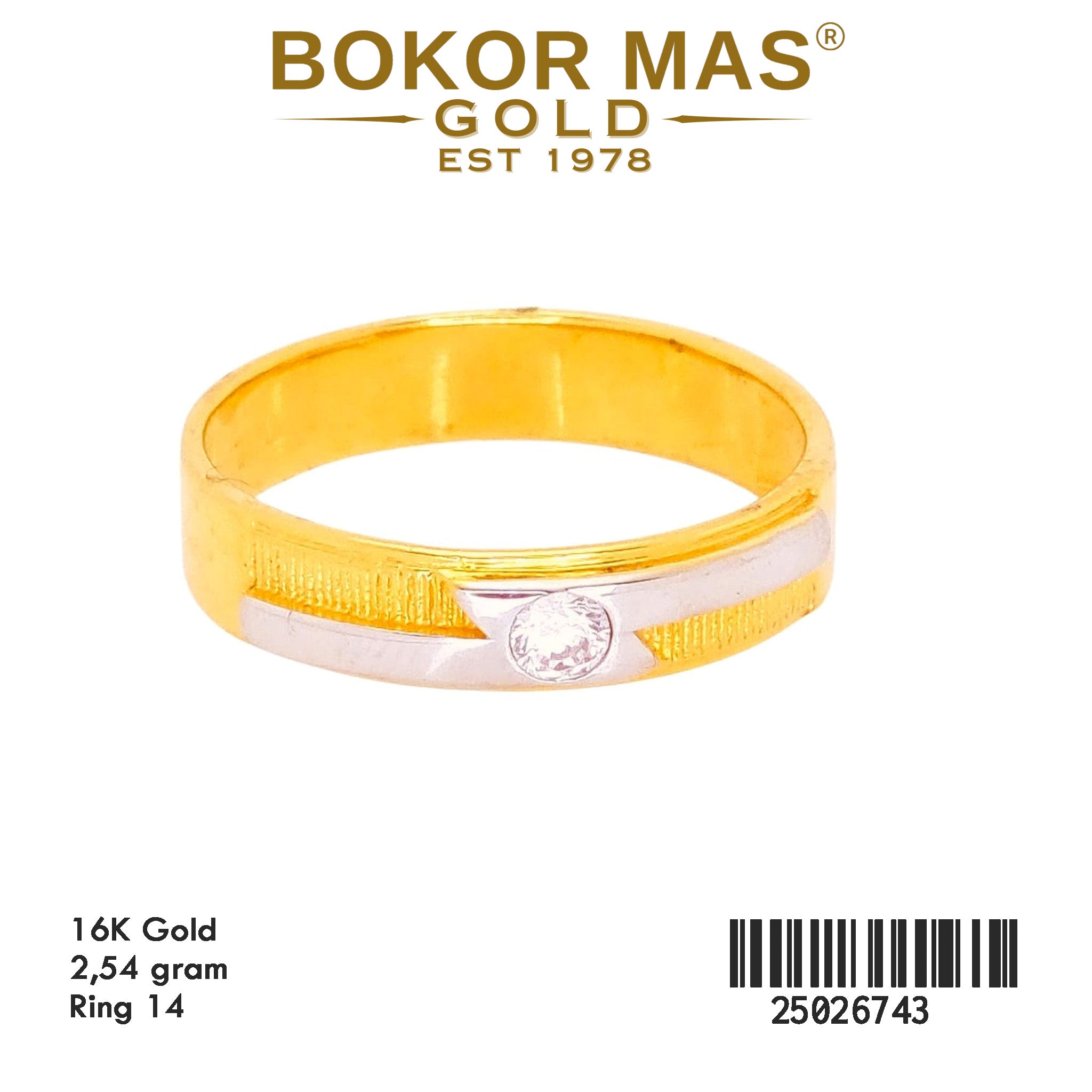 Cincin Nikah Permata - 25026743 - 16K