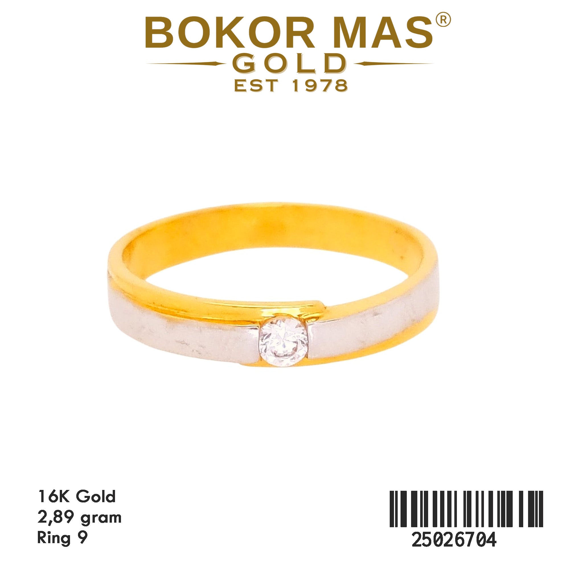 Cincin Nikah Permata - 25026704 - 16K