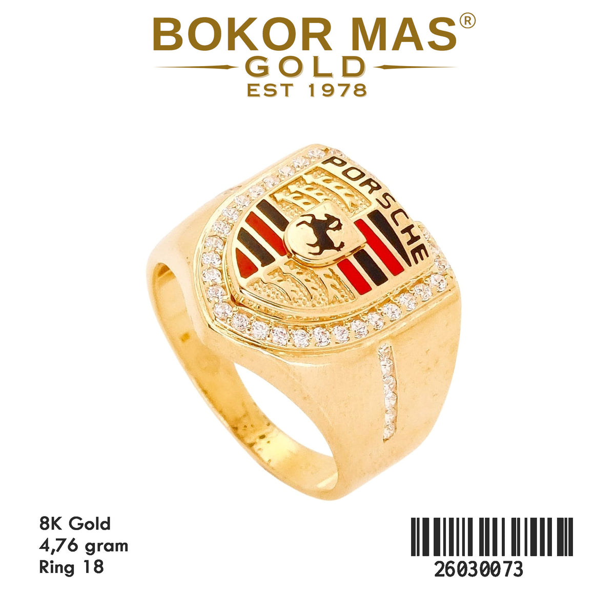 Cincin Model Eropa Cat - 26030073 - 8K