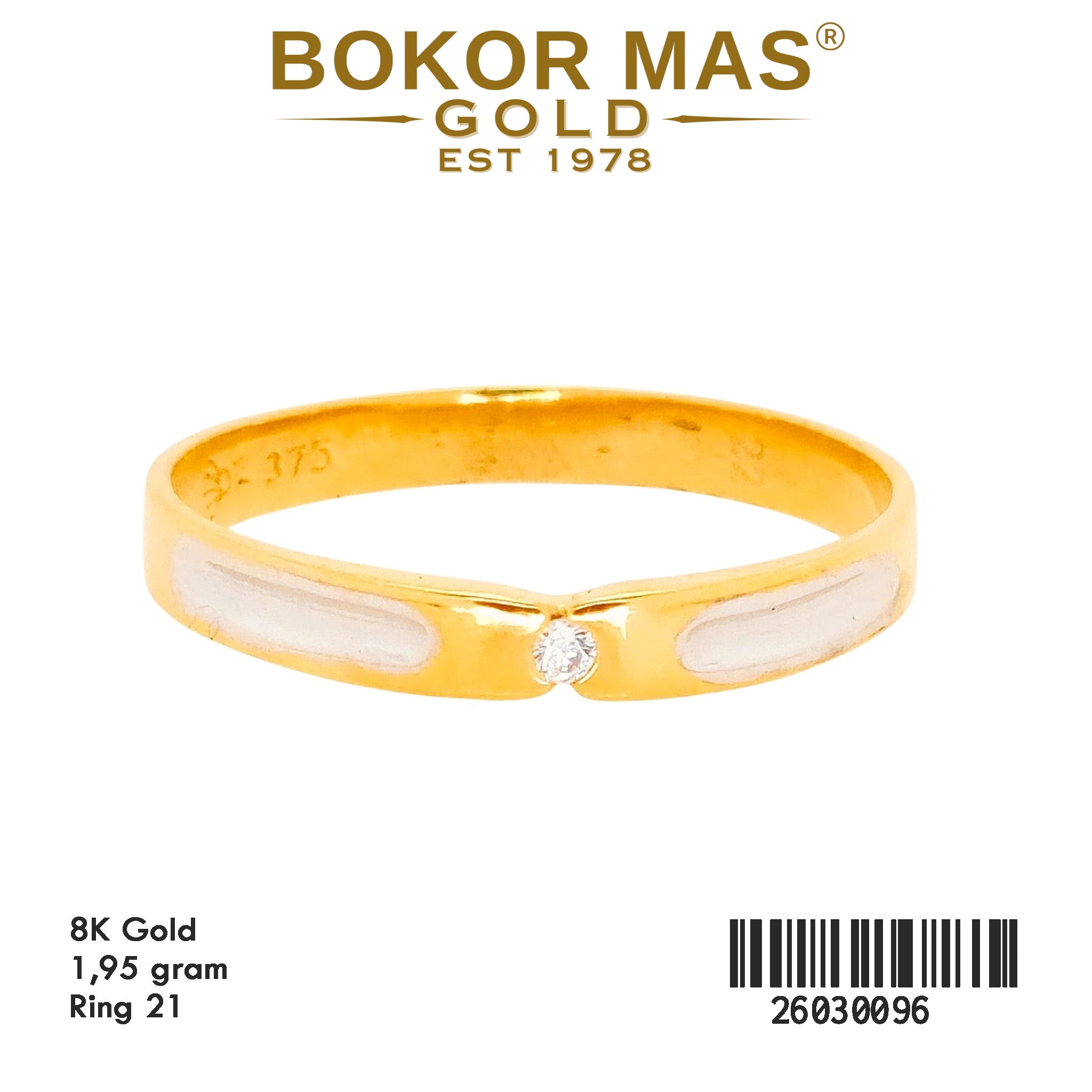 Cincin Nikah Variasi Permata - 26030096 - 8K